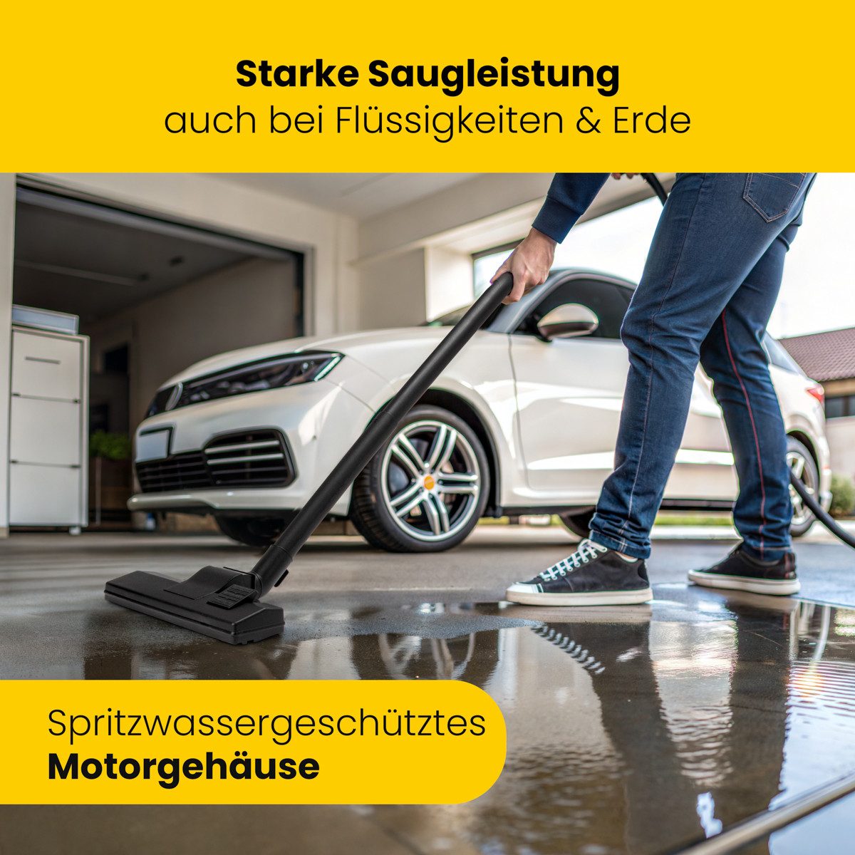 BOMANN Nass-Trocken-Sauger BS 6058 CB, Nass Trockensauger, Gebläsefunktion, 1200W