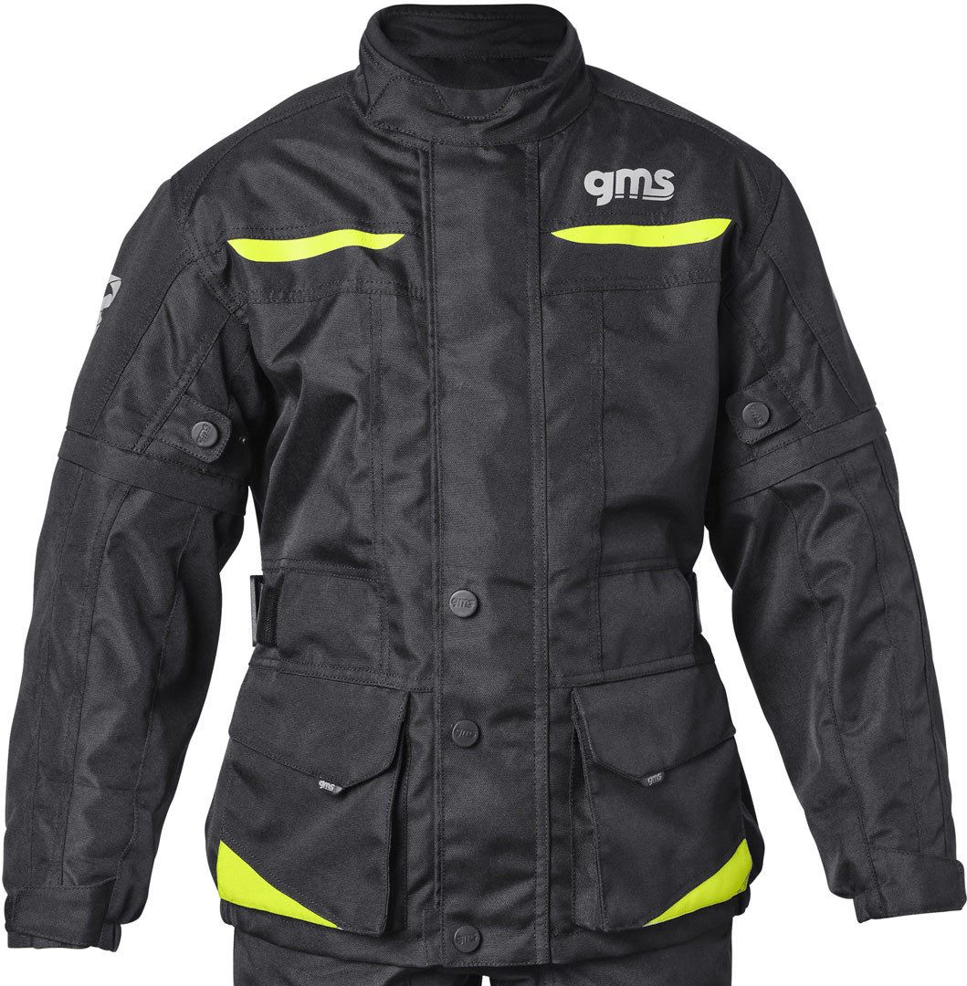 Motorradjacke GMS Gear wasserdichte Kinder Motorrad Textiljacke