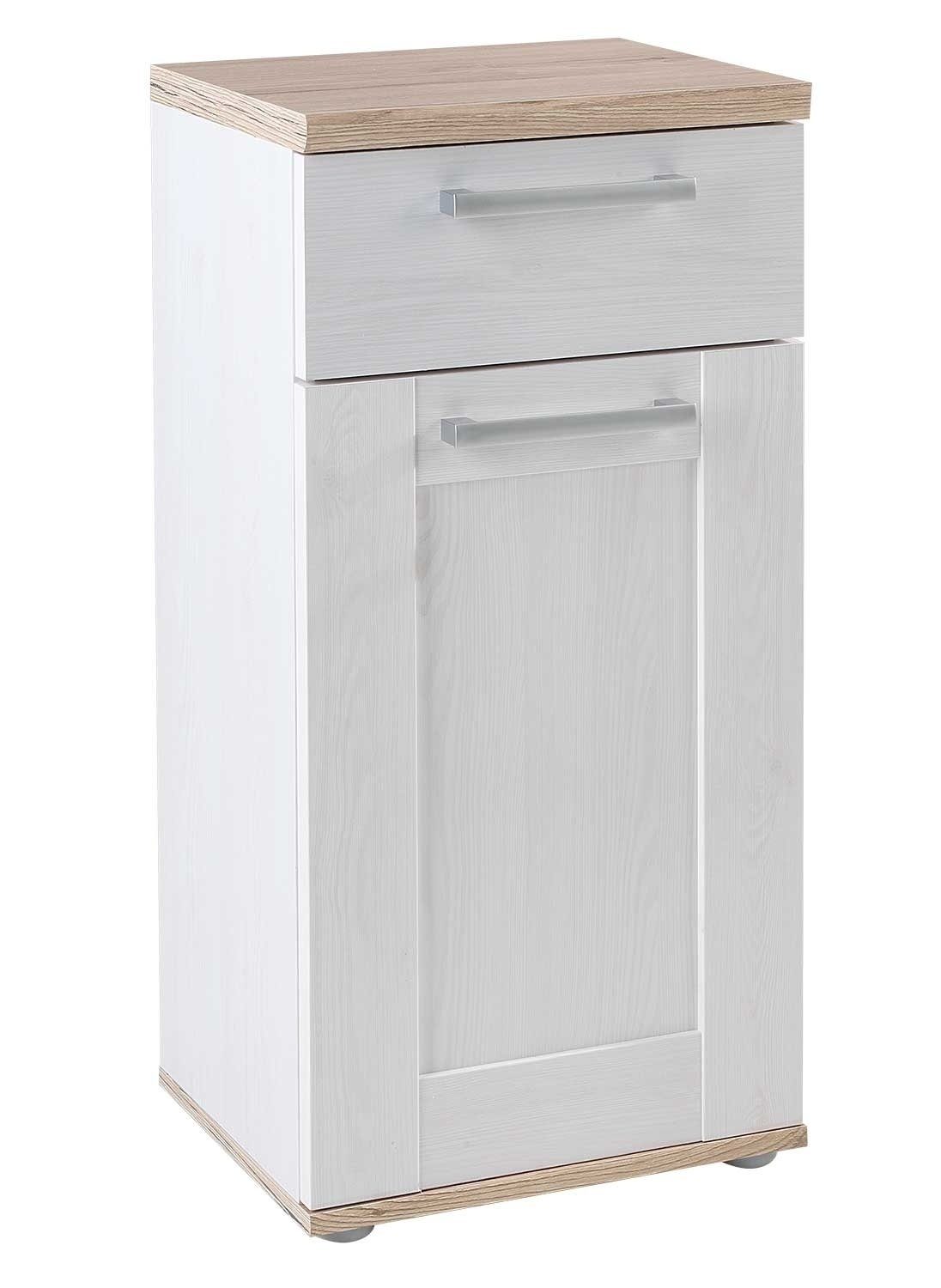 Unterschrank ROMANCE, B 38 cm x H 82 cm, Sibiu Lärchedekor, Sanremo Eichede günstig online kaufen