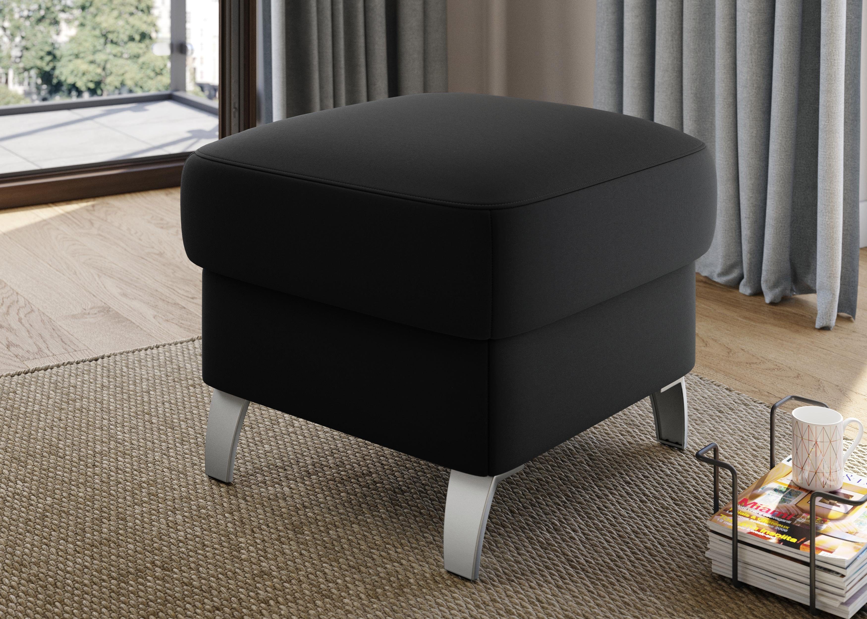 sit&more Hocker Palmera, B: 58 cm, mit Stauraum, Federkern