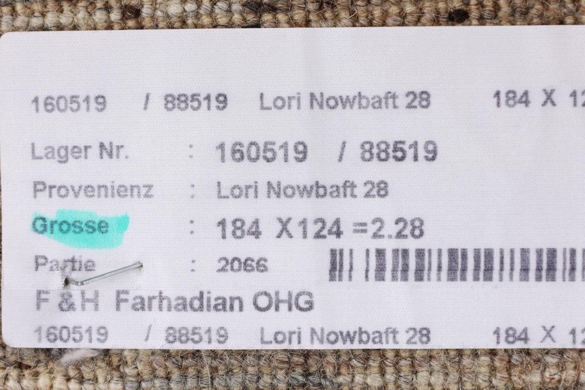 Orientteppich Nain Nowbaft Loribaft Höhe: Perser 12 mm Gabbeh Trading, rechteckig, Moderner, Handgeknüpfter 123x185