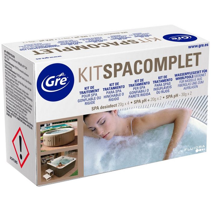 Gre Poolpflege Kit Spacomplet KTSPAG Wasserpflege für Whirpools