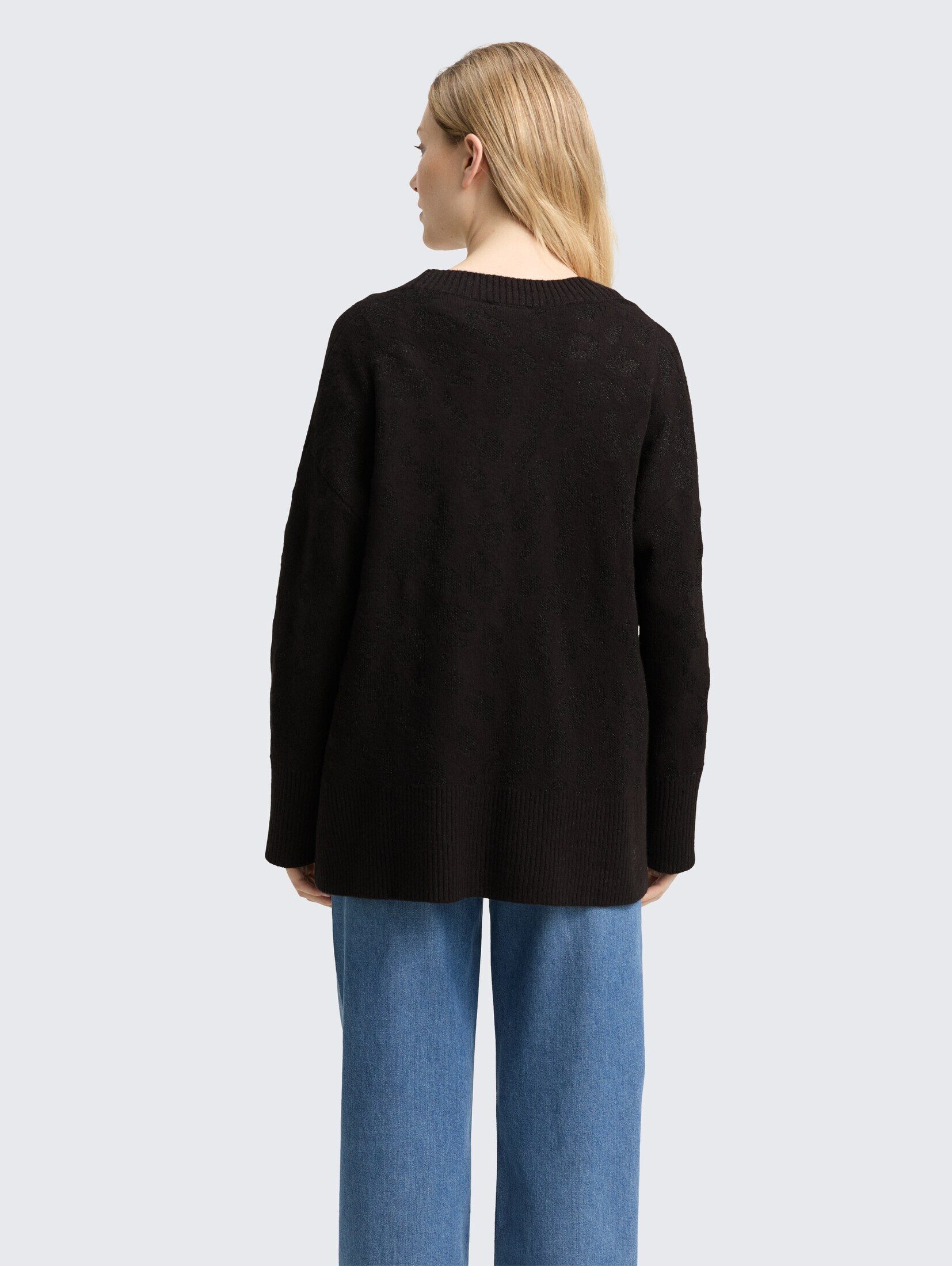 TOM TAILOR Cardigan Pullover & Strickjacken Oversize Cardigan mit Glitzer-Effekt