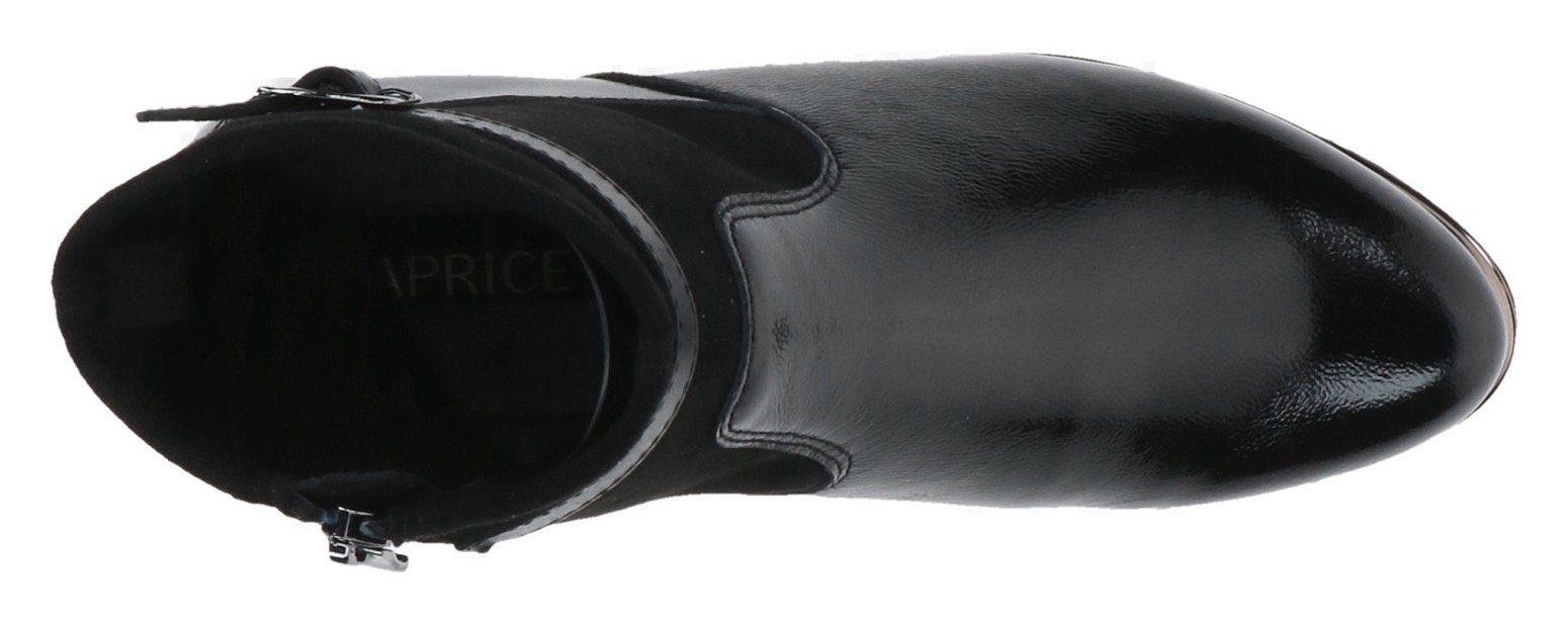 Zierschnalle Caprice dekorativer mit Schwarz Stiefelette