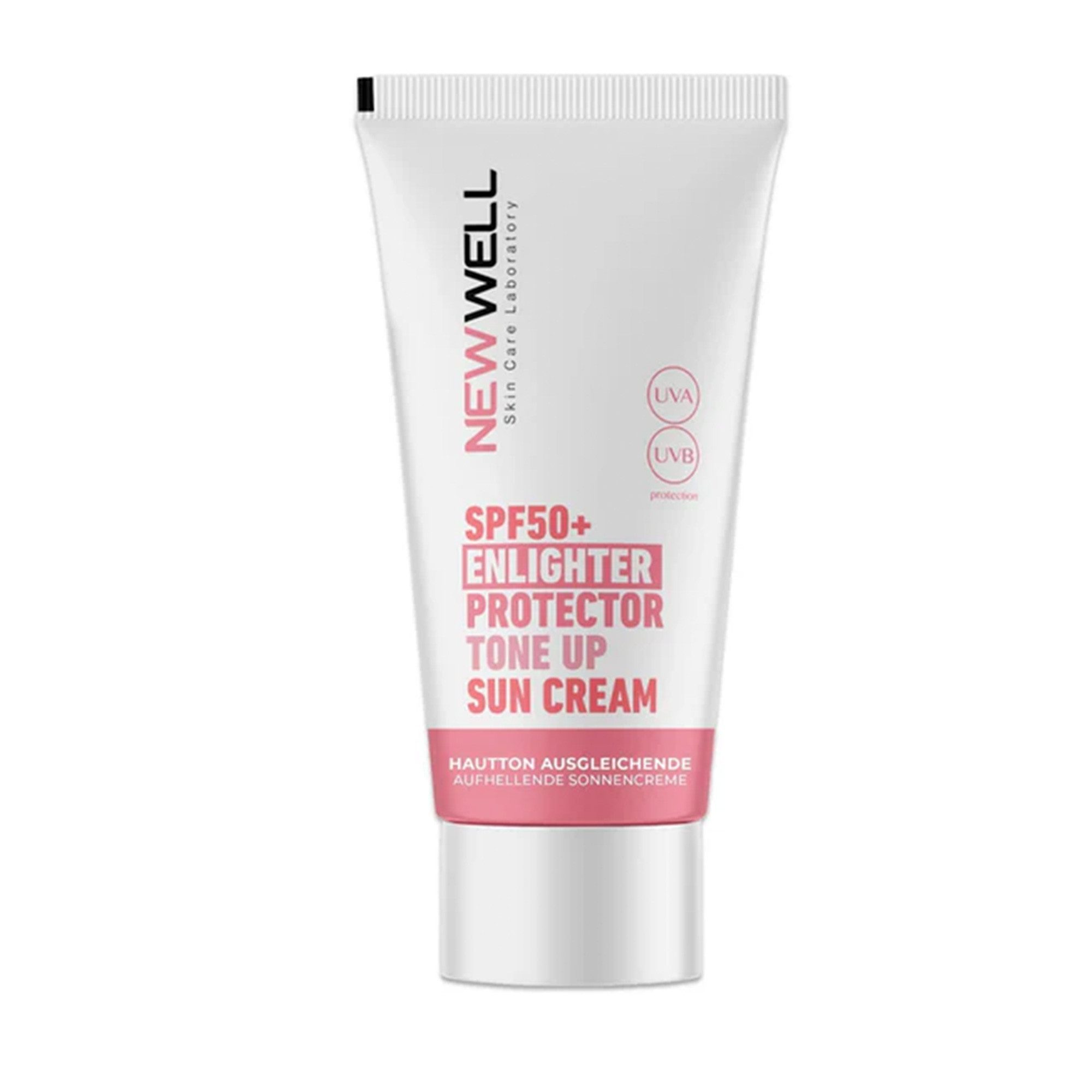 Newwell Sonnenschutzcreme Aufhellend SPF50+ 50ml, Blaulichtschutz, Tonangleichend, SPF50