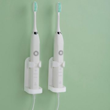 Caterize Zahnbürstenhalter 2 STK Elektrische Zahnbürstenhalter zur Wandmontage,Zahnbürstenhalter
