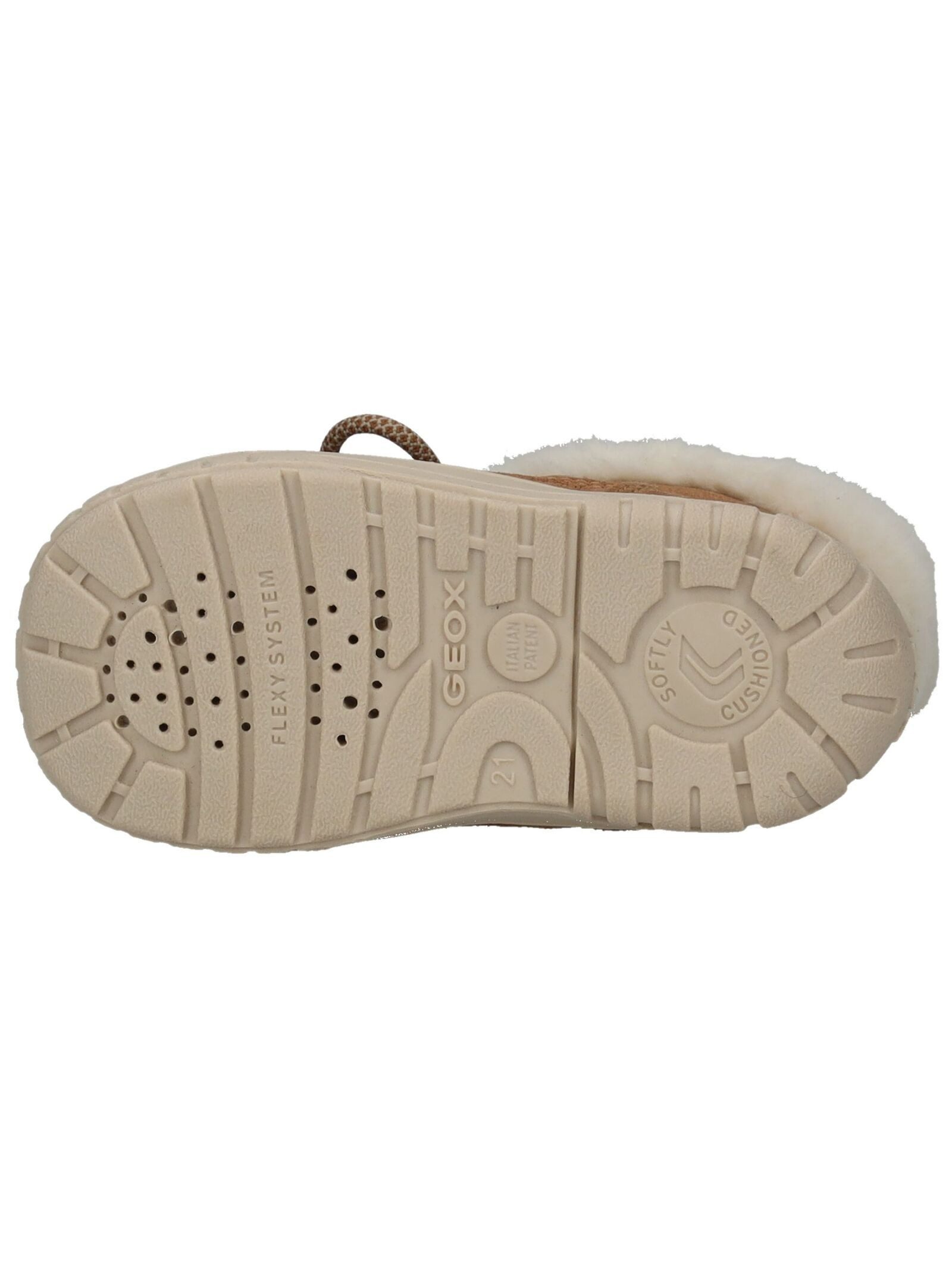 Geox Stiefelette Leder/Textil . Schnürstiefelette