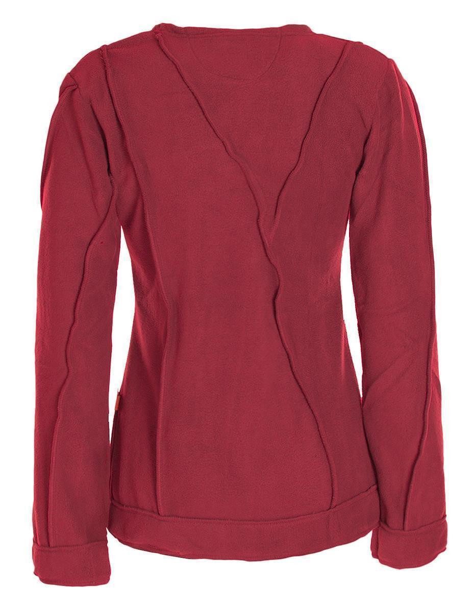 Vishes Fleecepullover Damen warmer Winterpullover Fleecepullover Eco-Fleece günstig online kaufen