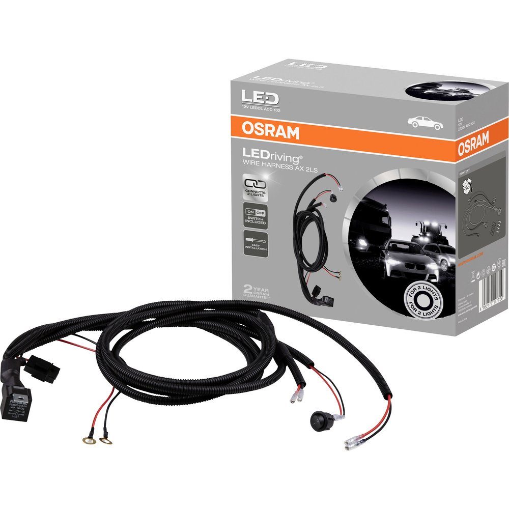 Osram Arbeitsleuchte Osram Automotive Anschlusskabel 12 V WIRE HARNESS AX 2LS LEDDL ACC 102
