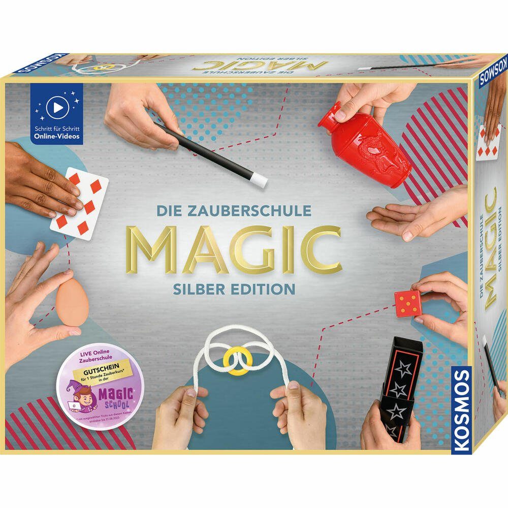 Kosmos Zauberkasten Die Zauberschule Magic Silber Edition