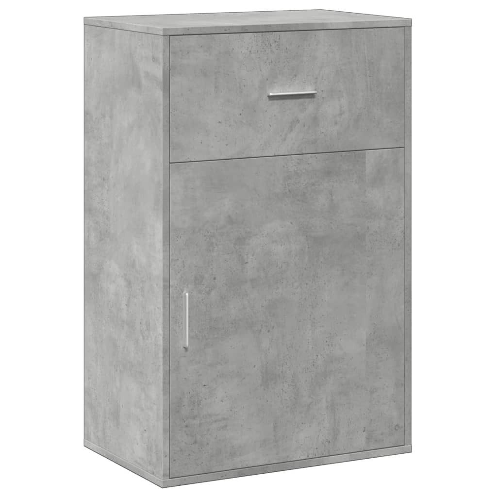 vidaXL Beistellschrank Beistellschrank Betongrau 56,5x39x90 cm günstig online kaufen