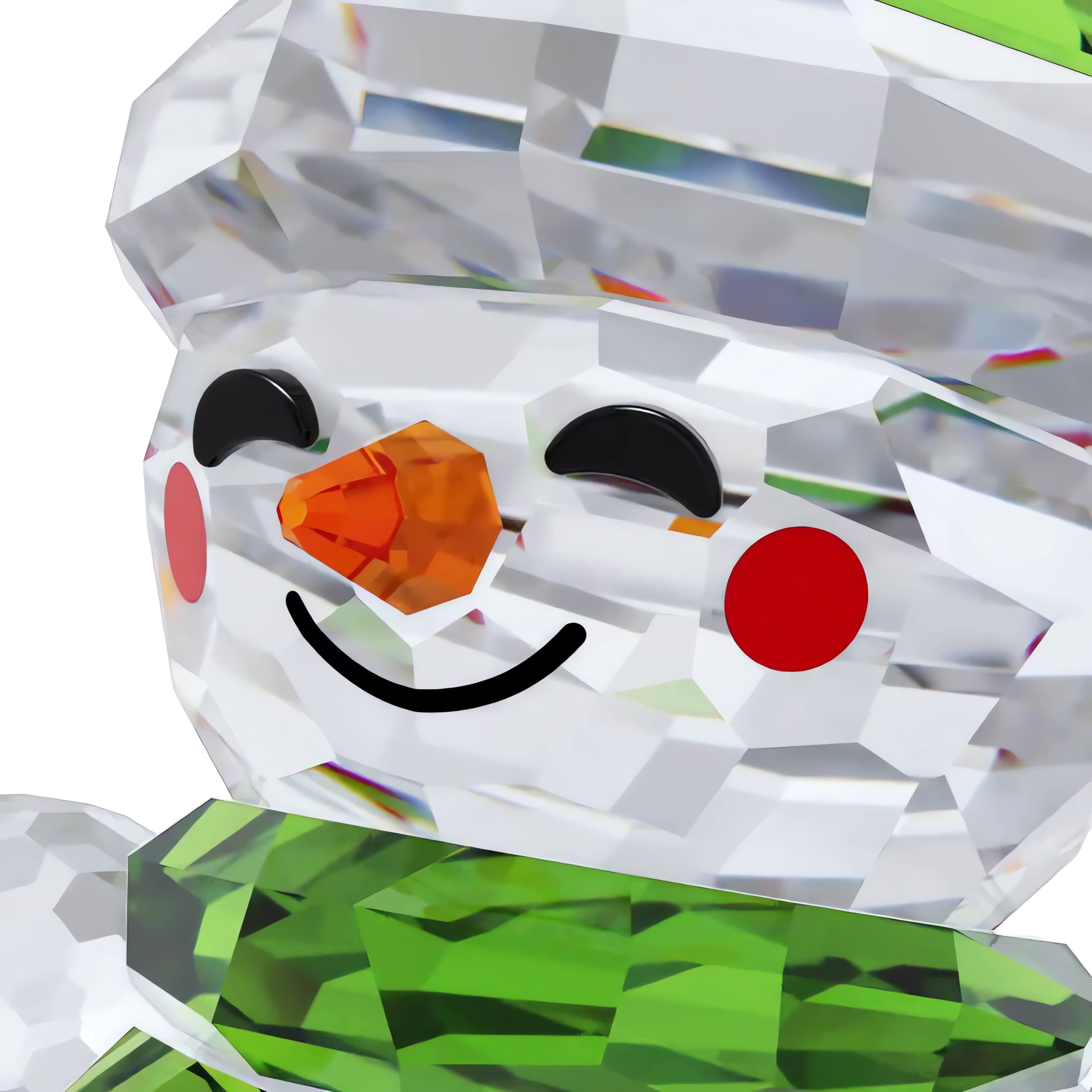 Swarovski Schneemann Kristallfigur Sammelfigur Dekofigur ROCKING SNOWMAN (1 St), Swarovski® Kristall