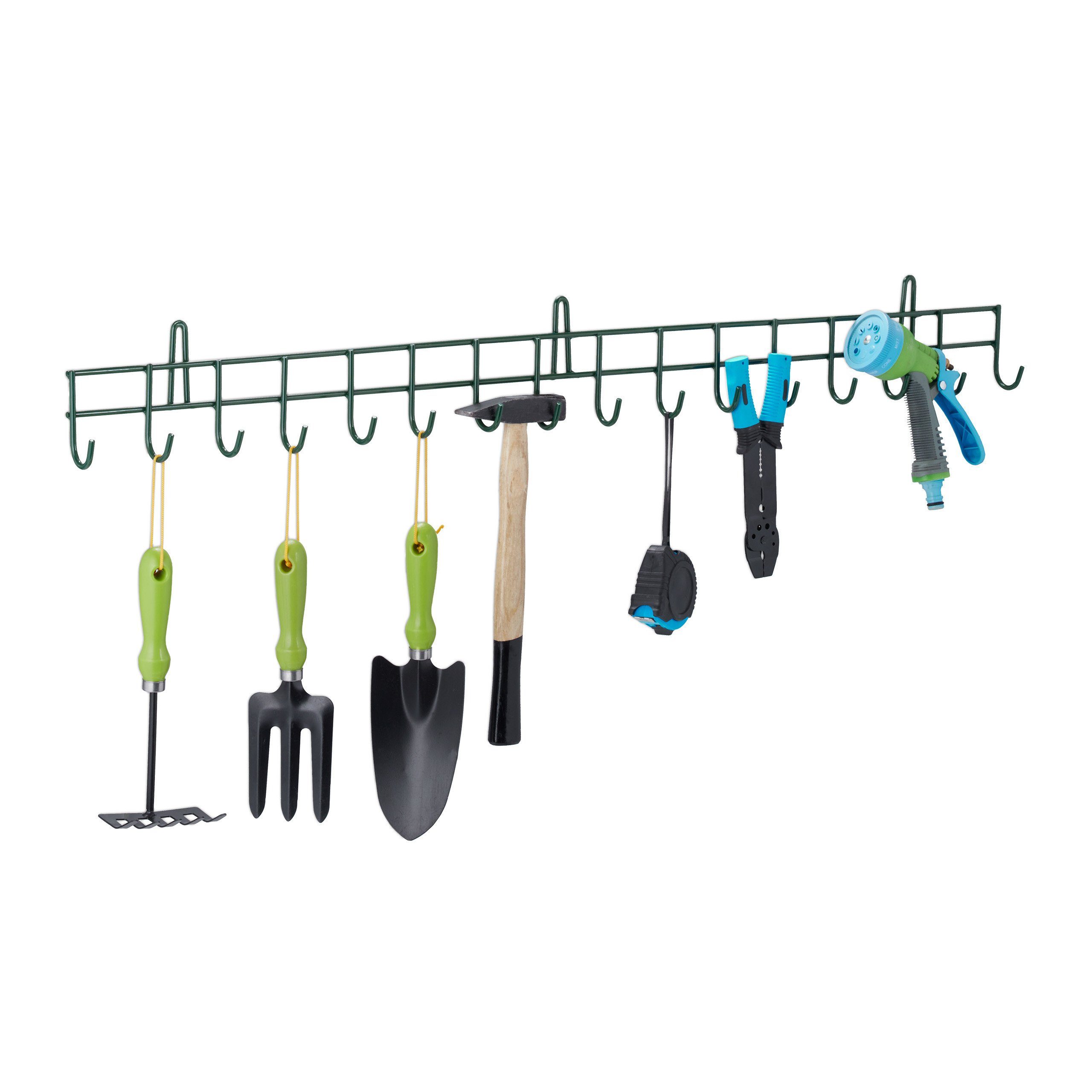 relaxdays Gartengerätehalter Gerätehalter für Gartengeräte günstig online kaufen