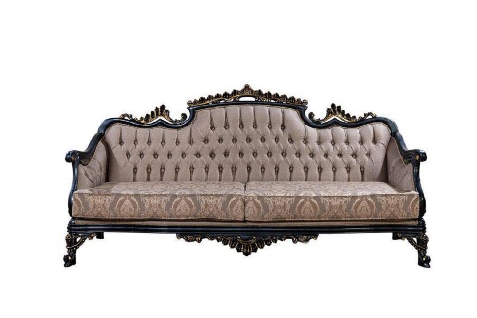 Sofa JVmoebel Sofa Dreisitzer Couch Sitzer Chesterfield Luxus Stil Barock 3 Sofas