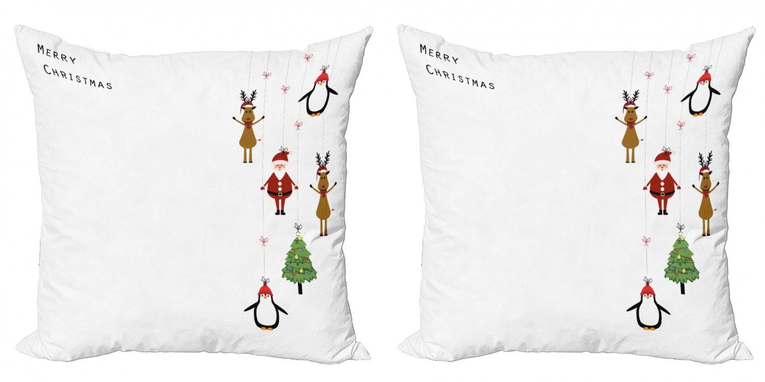 Kissenbezüge Abakuhaus Doppelseitiger (2 Digitaldruck, Streifen Modern Stück), Accent Weihnachten