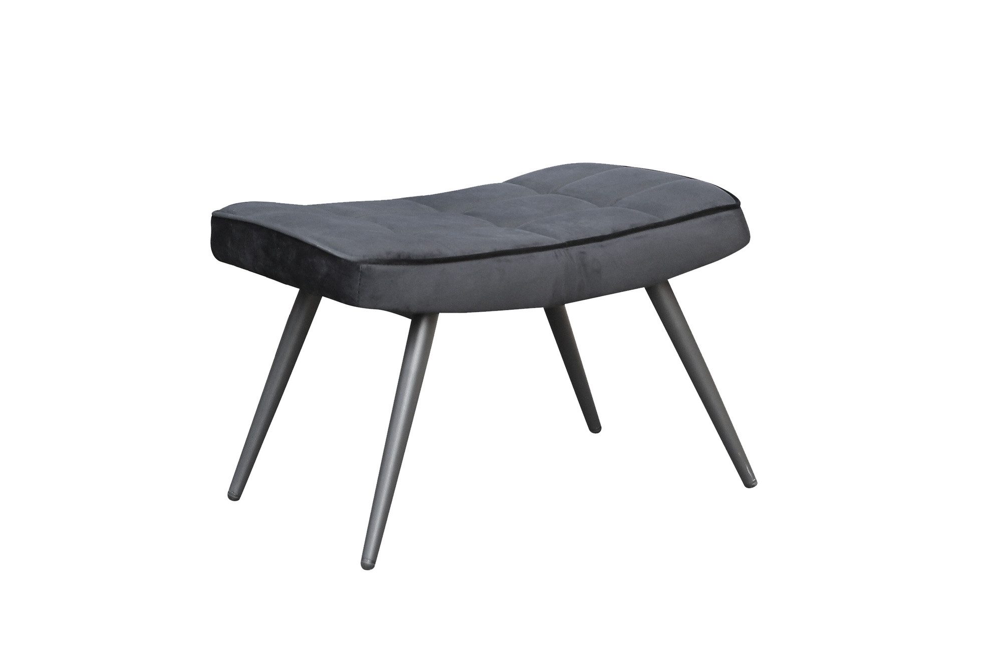 DC Living Табурети aus Samt in schwarz (BxHxT: 60x39x41 cm)
