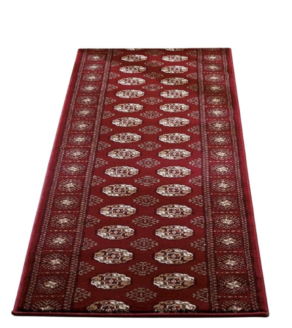 Peyer Syntex Дорожка Teppichläufer classic Design, rot, Rechteckig, Höhe: 13 mm, mit Bordüre Design Buchara