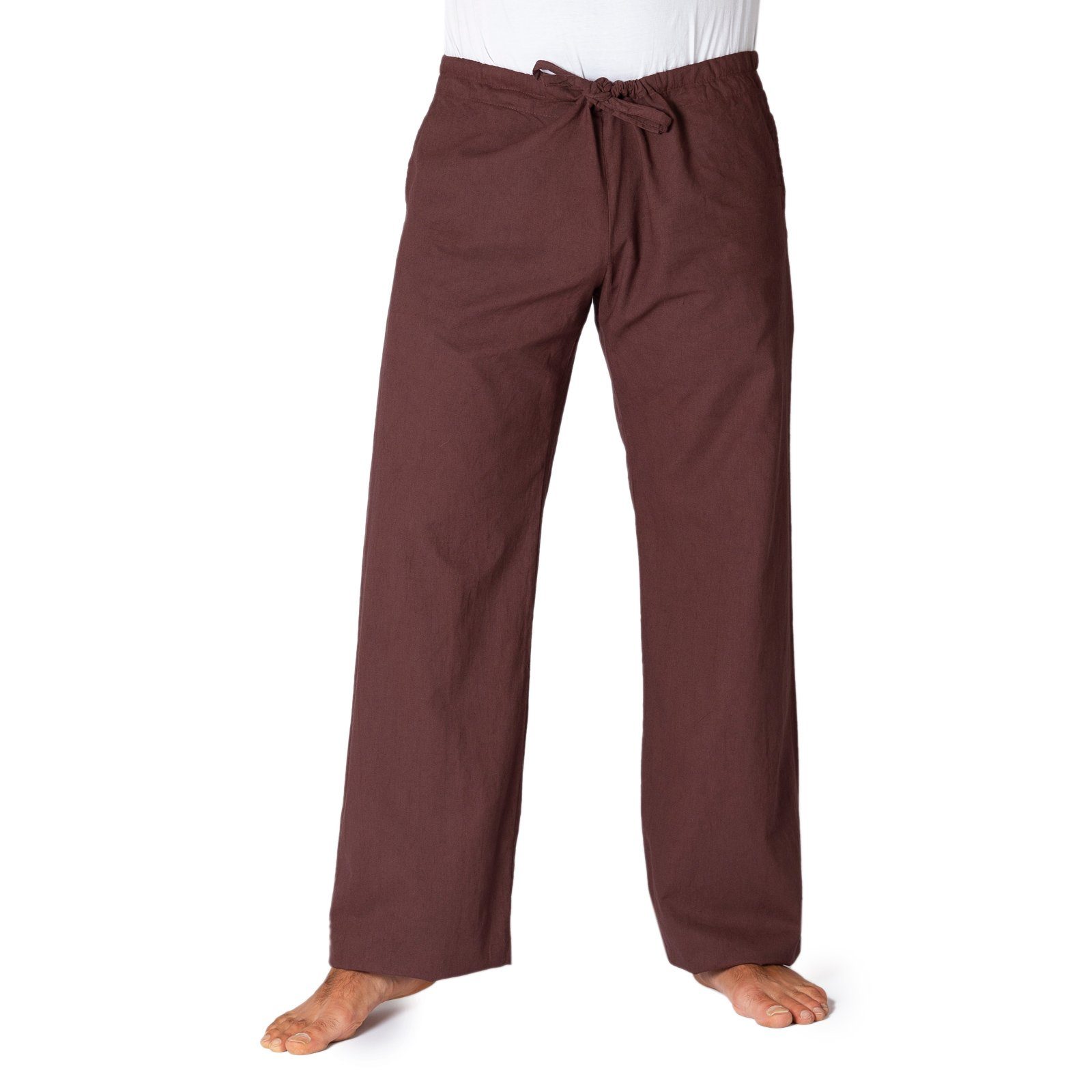 Wellnesshose Bequeme Unisex Stoffhose aus feiner Baumwolle für Damen und Herren
