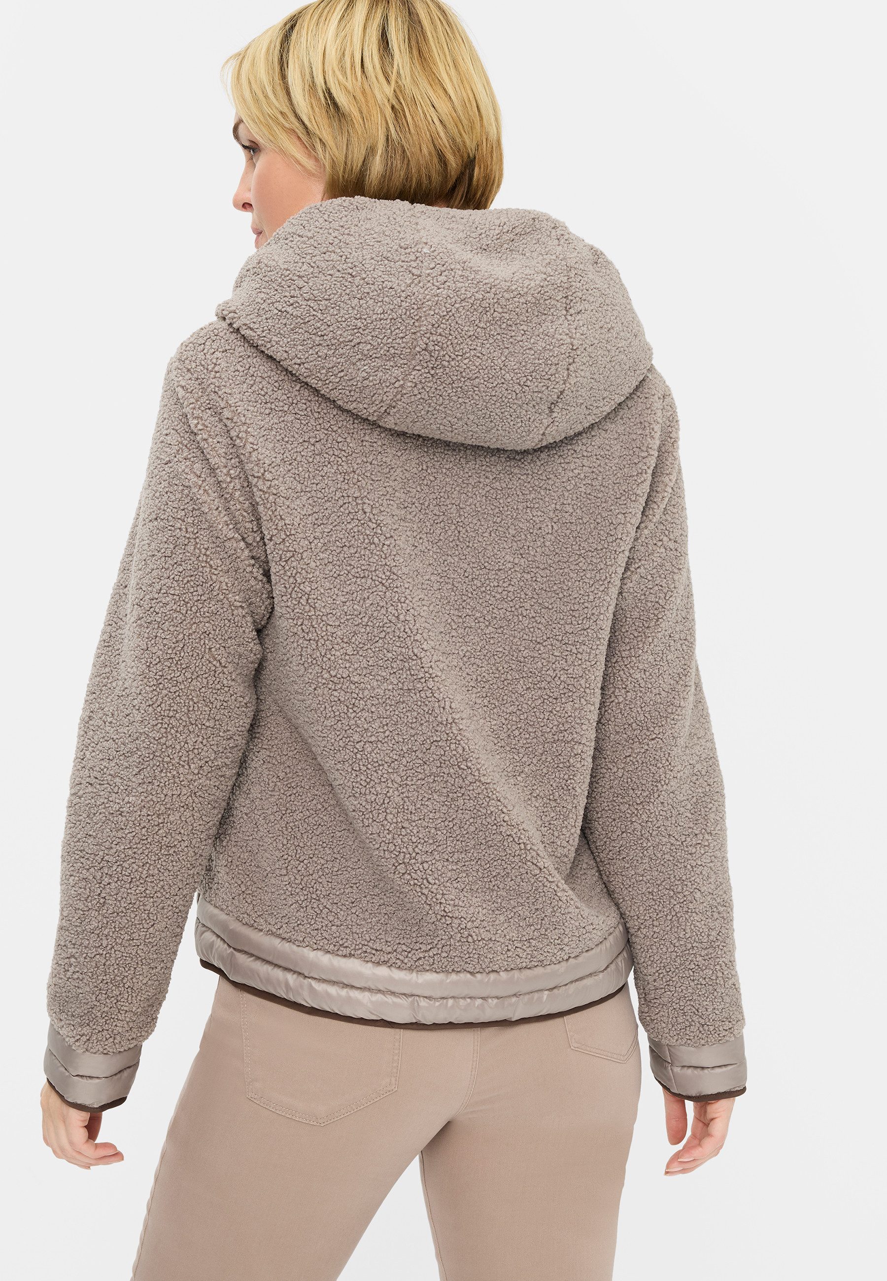 Fuchs Schmitt Plüschjacke Plüschjacke Mit Rundhalsausschnitt günstig online kaufen