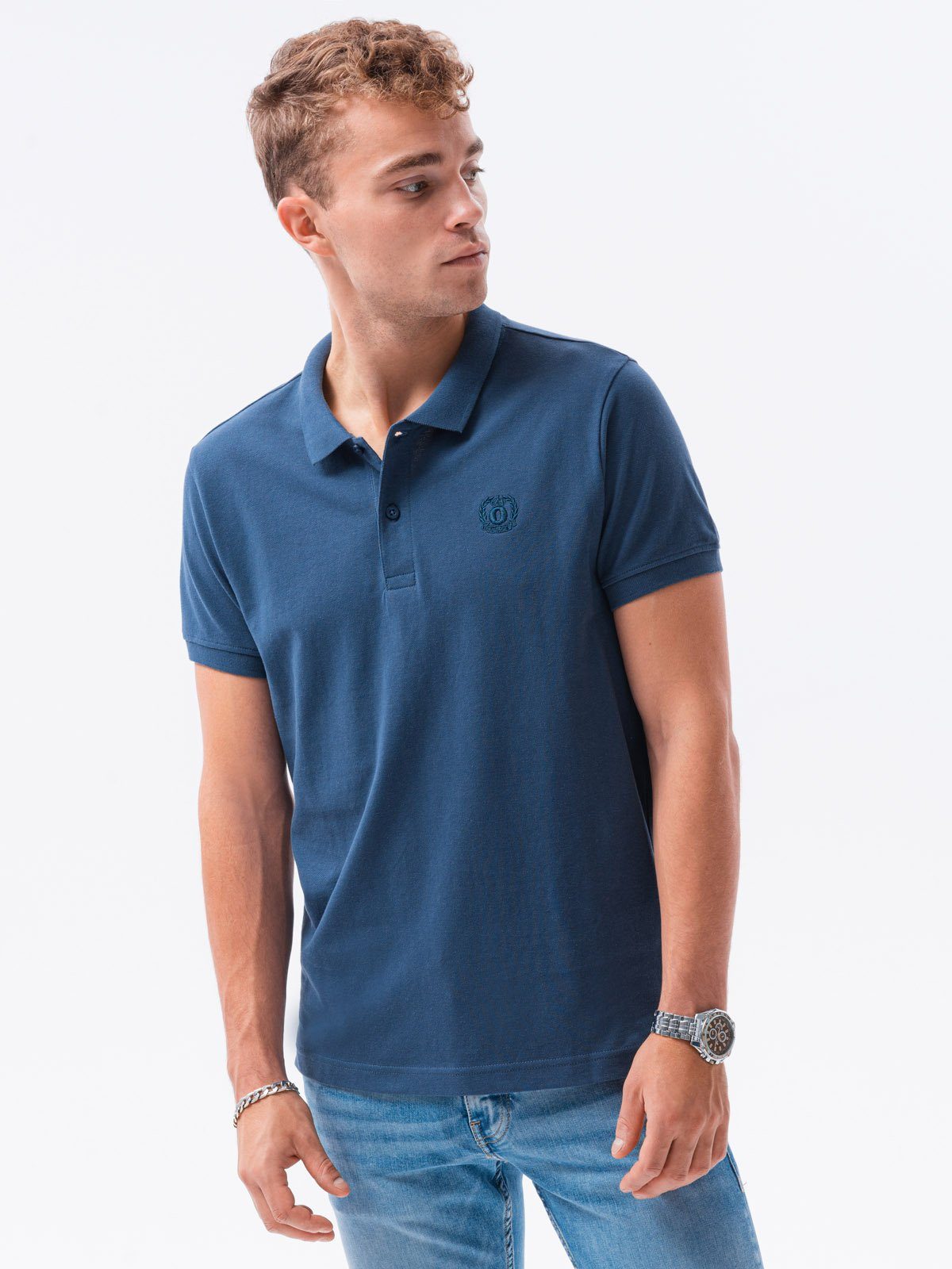 OMBRE Poloshirt Ombre Herren Pique-Strick-Poloshirt - günstig online kaufen