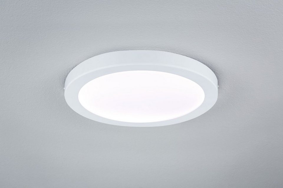Paulmann LED Panel Abia, LED fest integriert, Neutralweiß, Farbtemperatur:  4000 Kelvin - Neutralweiße Lichtfarbe