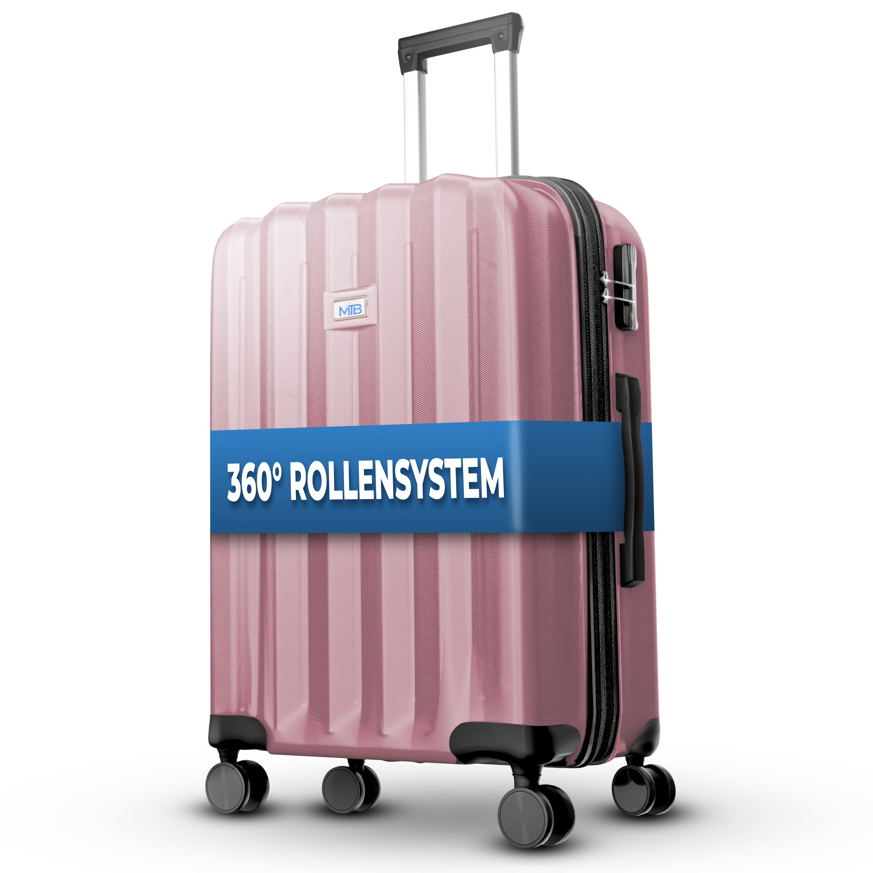 My Travel Bag Koffer Hartschalen-Trolley Reisekoffer Trolley Tasche Rollkoffer ABS 75cm, Dehnungsfuge für bis zu 20% mehr Volumen
