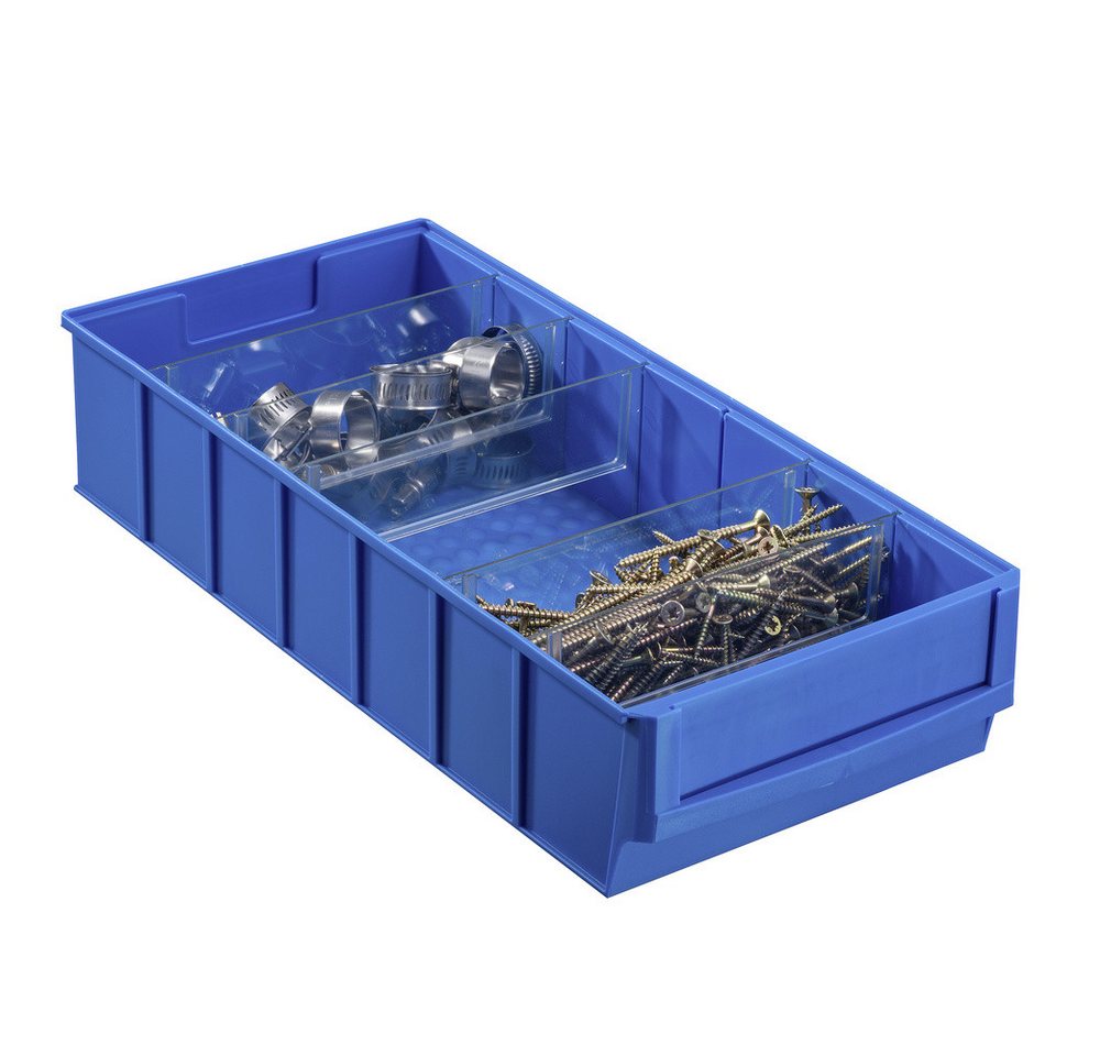 Thumbnail - Allit Aufbewahrungsbox Allit 456550 Sichtlagerkasten (L x B x H) 400 x 185 x 81 mm Blau 1