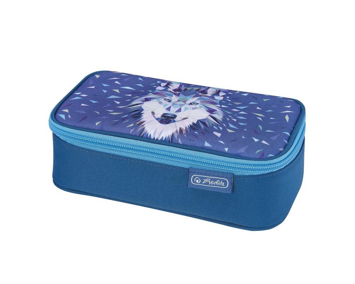 Herlitz Federtasche Herlitz Stiftebox XXL / Faulenzerrolle / Faulenzer-Box / "Wolf"