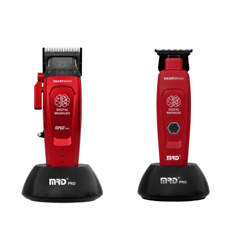 MRD PRO Haarschneider MRD 2er, Haarschneider und Trimmer inklusive Zubehör, Bürstenloser BLDC-/Vector-Motor