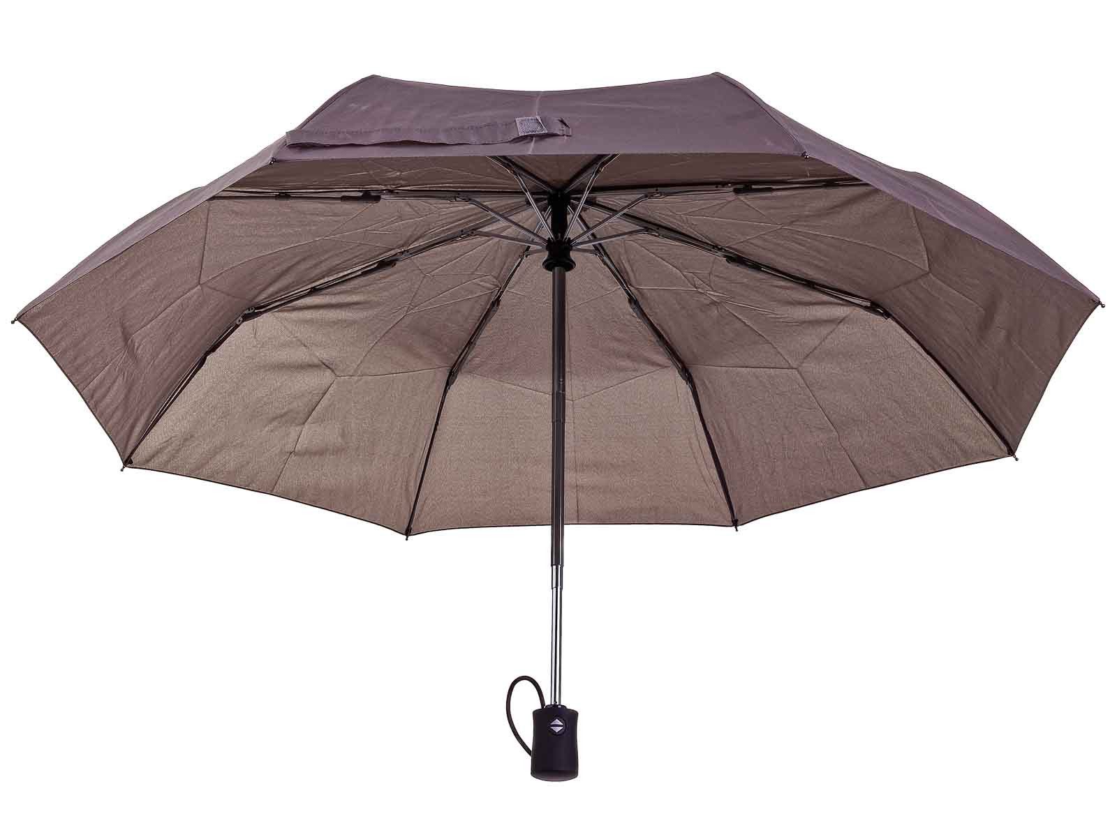 HAPPY RAIN Taschenregenschirm Up & Down Auf-& Zu/Automatik Regenschirm Ø 95 cm Durchmesser, leicht