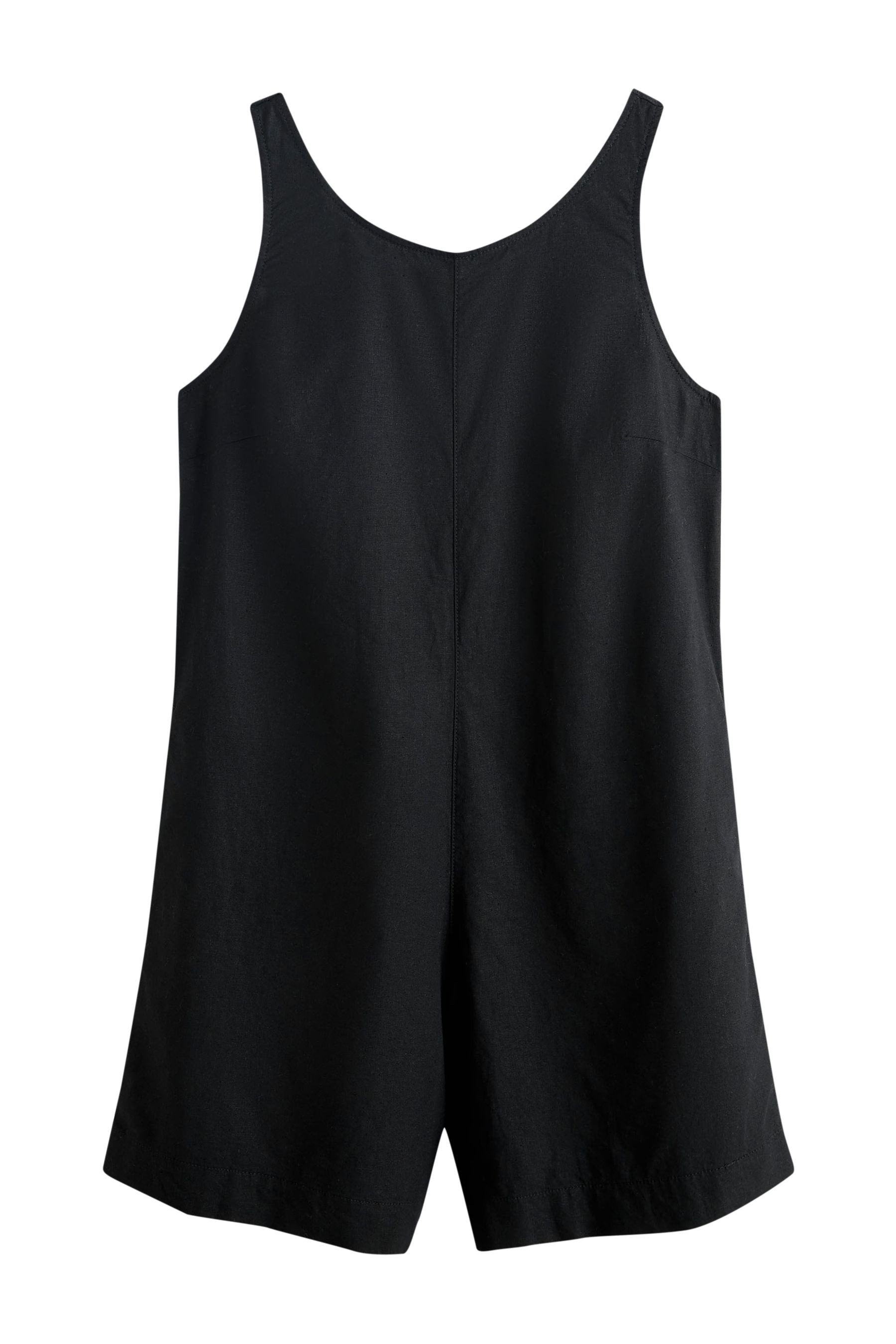 Next Playsuit Playsuit aus Leinenmischung mit Stretch (1-tlg)