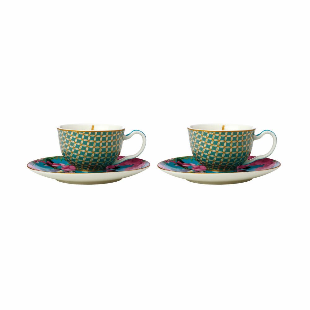Espressotasse TC Silk Road mit Untere 2er Set Aqua 85ml