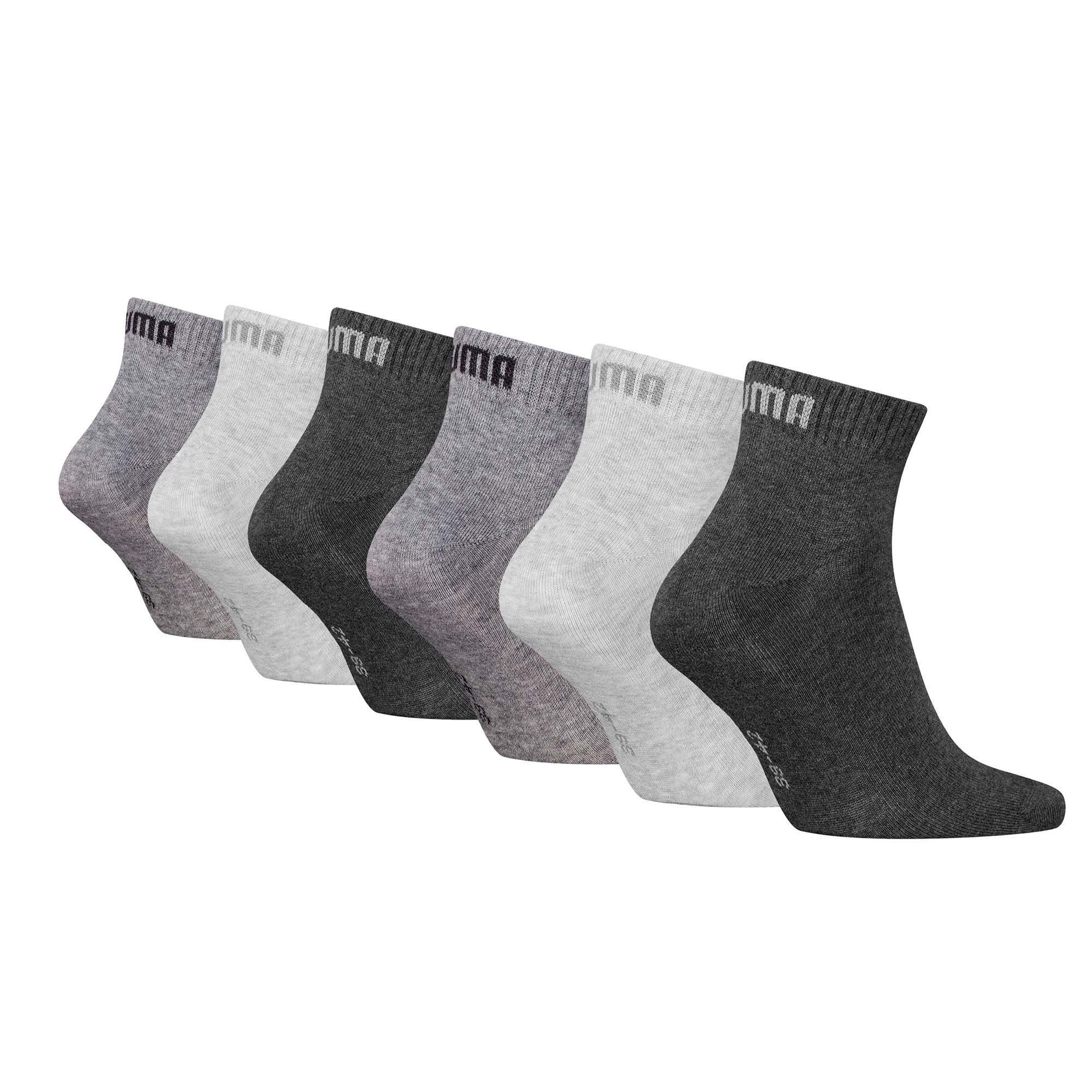 PUMA Kurzsocken, (6 Paar), mit Rippbündchen günstig online kaufen