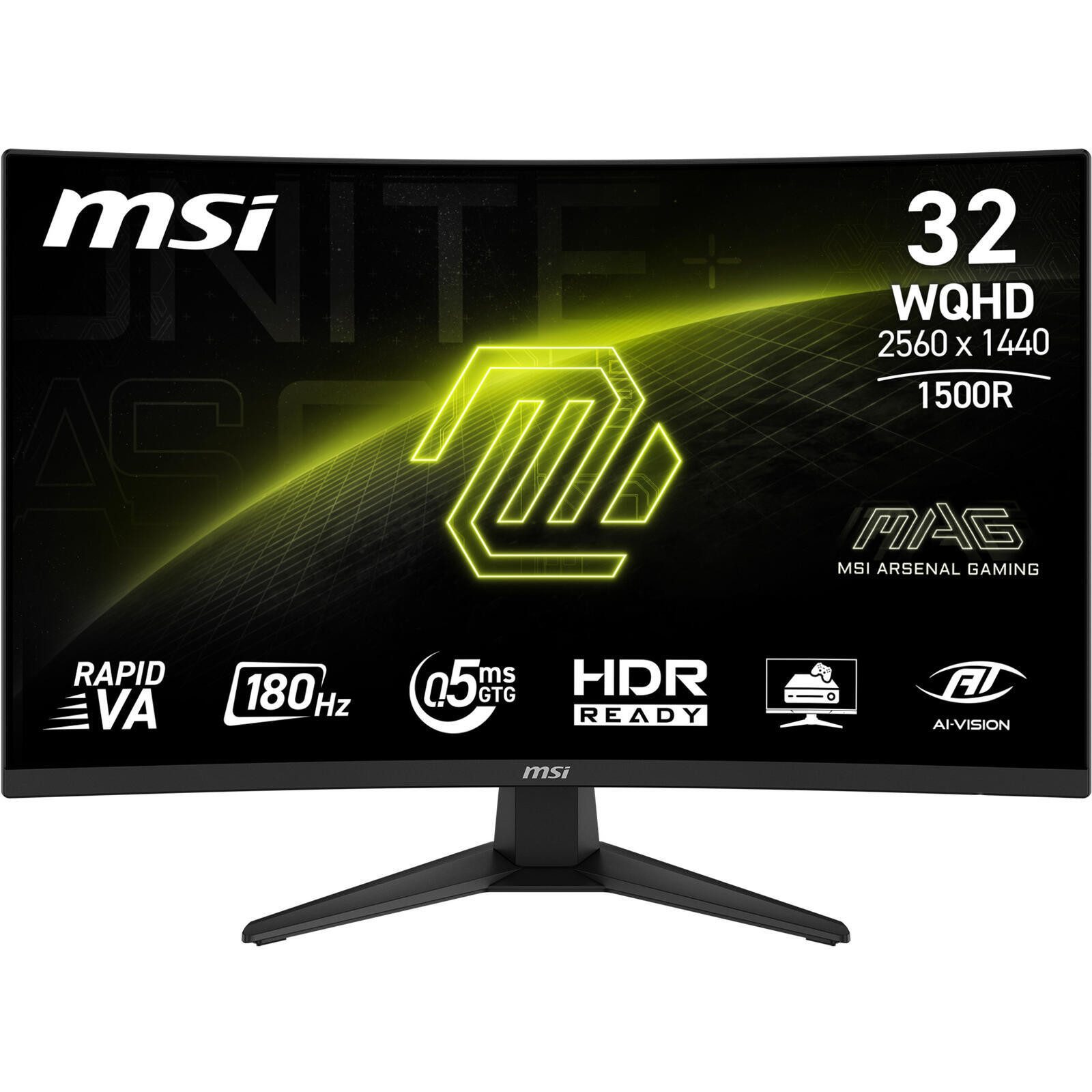 MSI Gaming-LED-Monitor (2560 x 1140, 0,5 ms Reaktionszeit, 180 Hz, VA Panel)