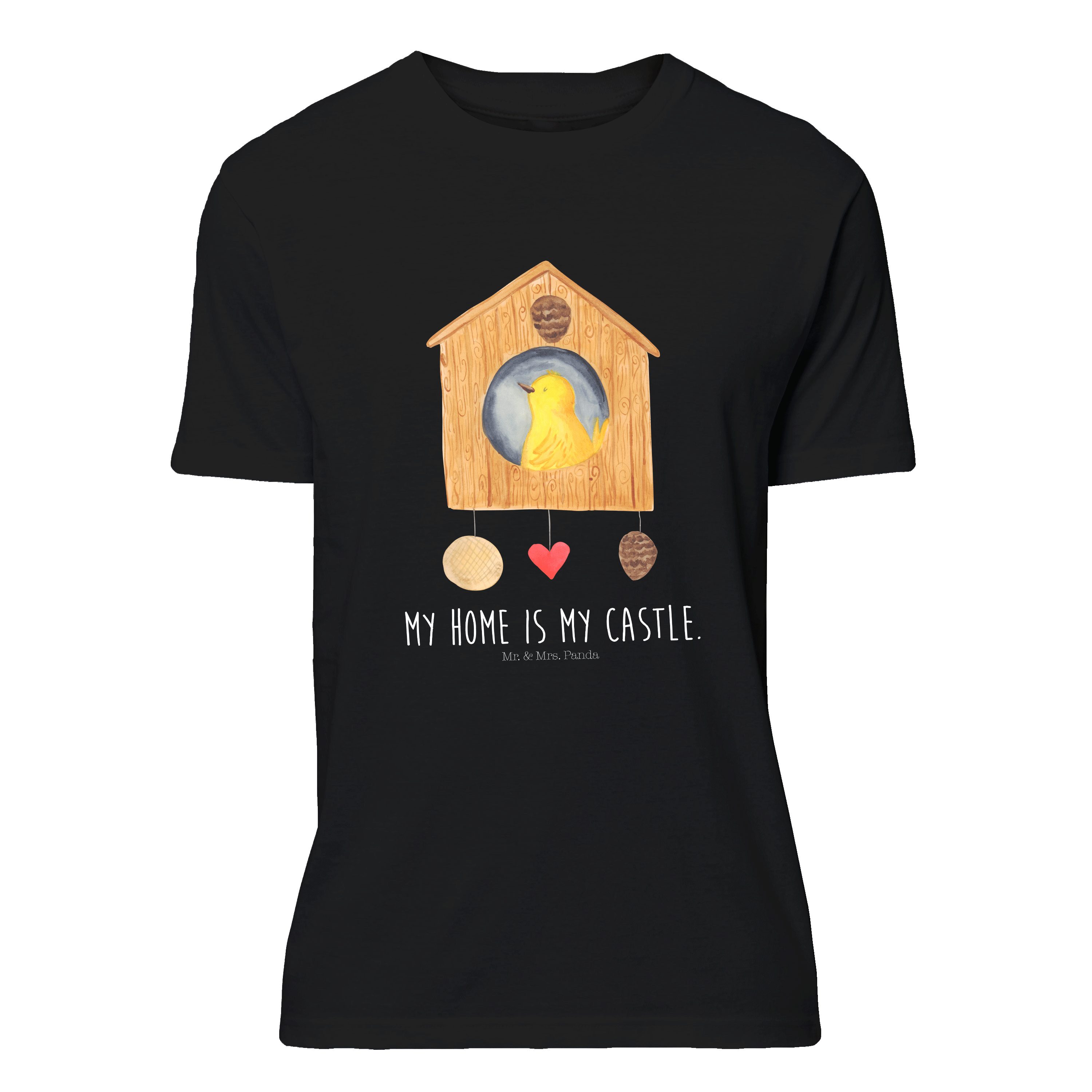 T-Shirt Vogelhaus - Schwarz - Shirt, T-Shirt