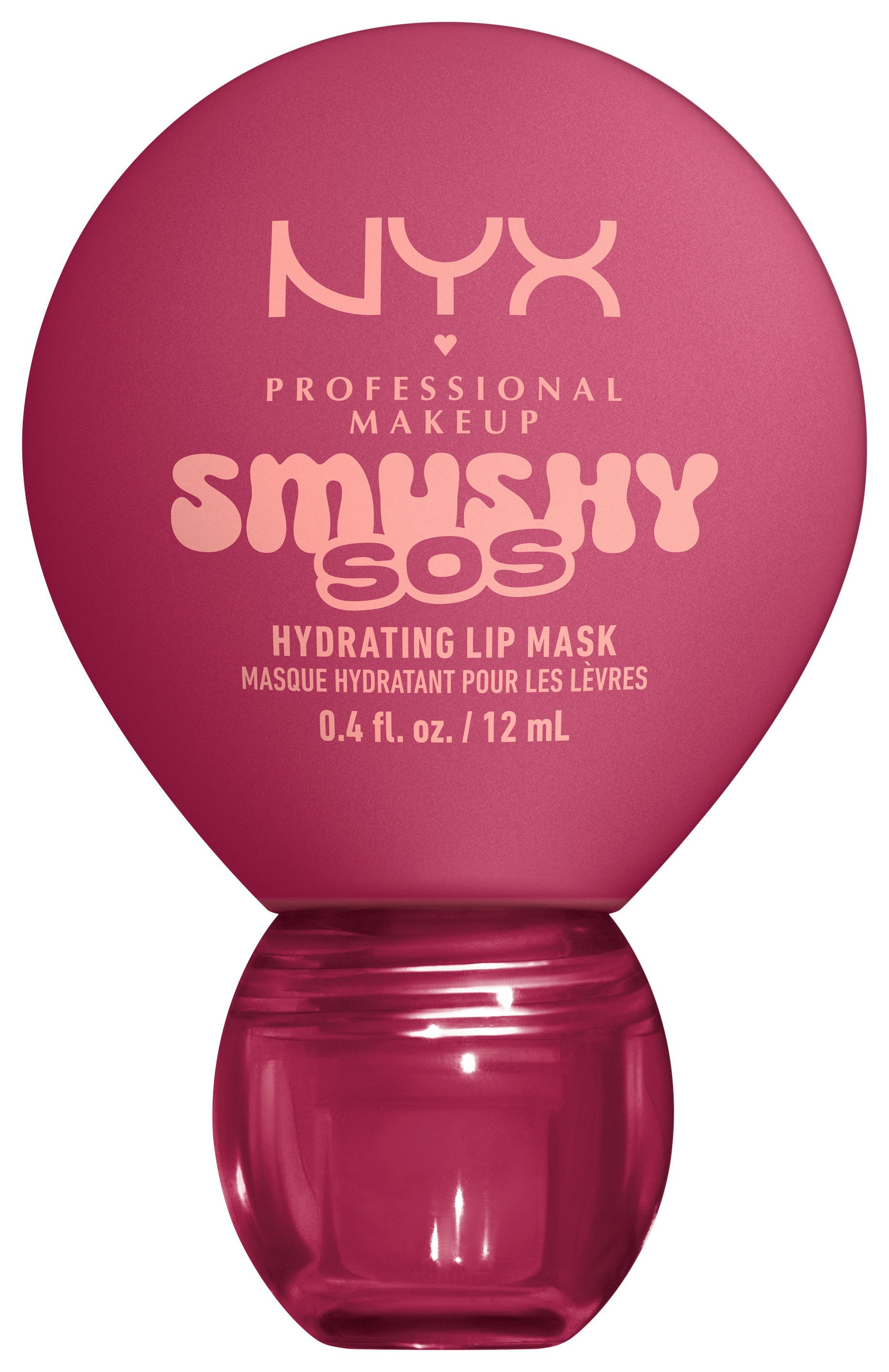 NYX PROFESSIONAL MAKEUP Lippenpflegemittel SMUSHY SOS GLOSSSY LIP BALM, pflege, getönte Farbe und professioneller Shine, alles in einem