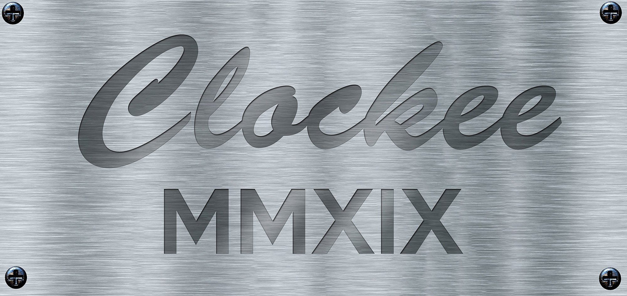 Clockee Tischuhr Designer Tischuhr Reisekoffer schwarz aus Metall