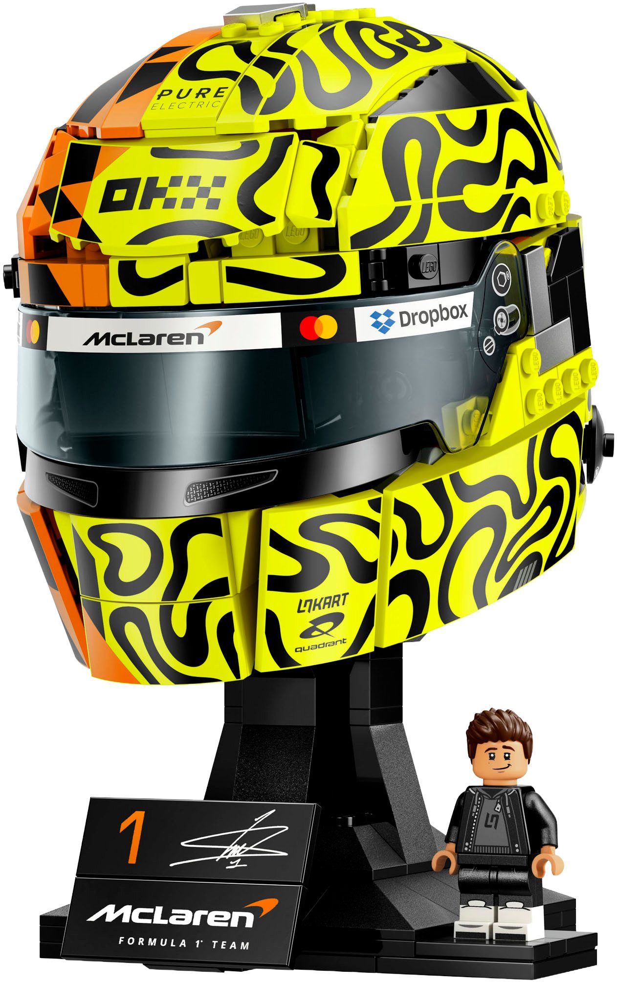 LEGO® McLaren Mastercard F1® Team Lando Norris’ Helm (43023) Konstruktionsspielsteine, (793 St), LEGO Editions Formular 1