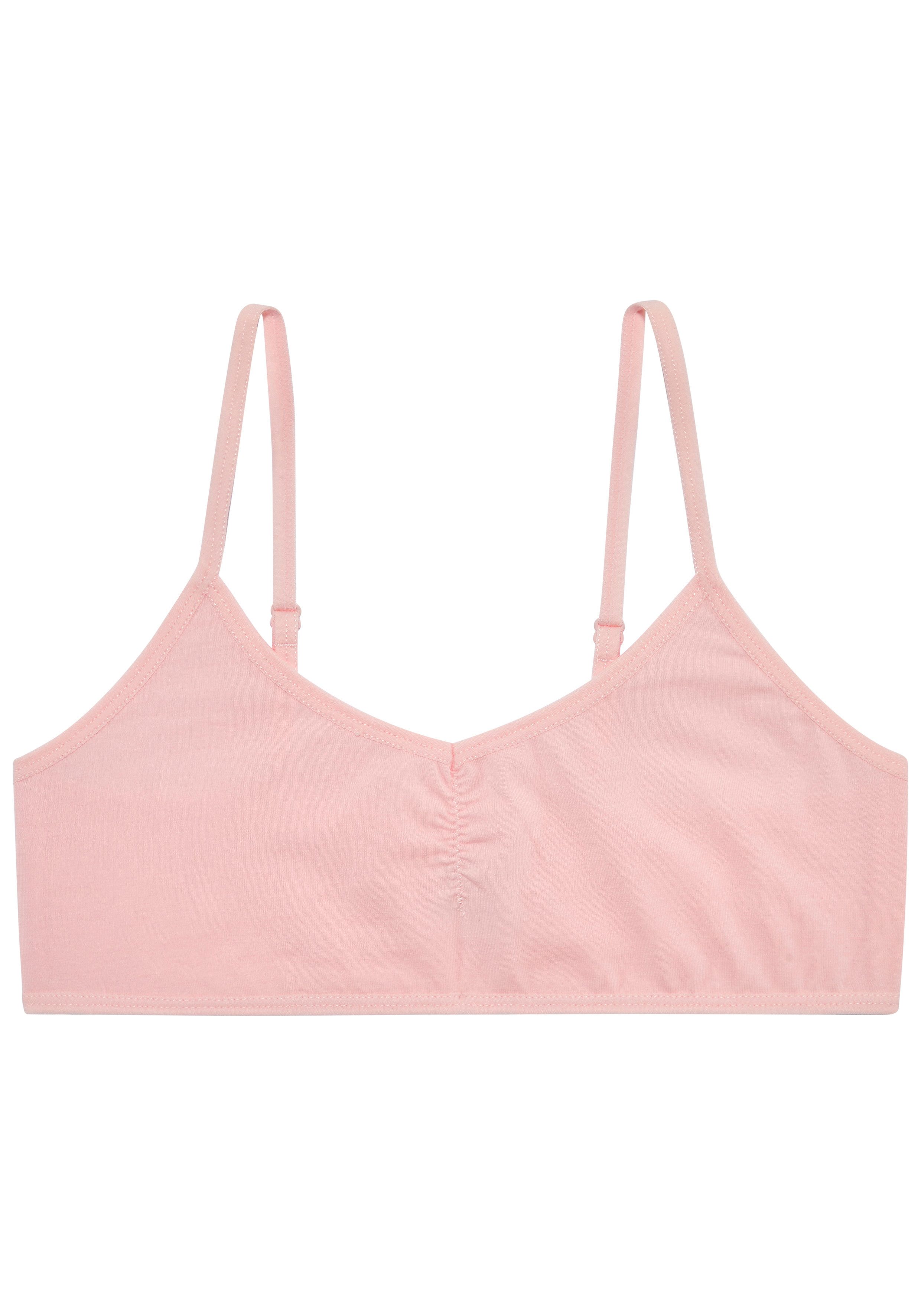 petite fleur Set: Bustier (4-tlg., mit Slip) Oberteil mit hübscher Raffung vorn