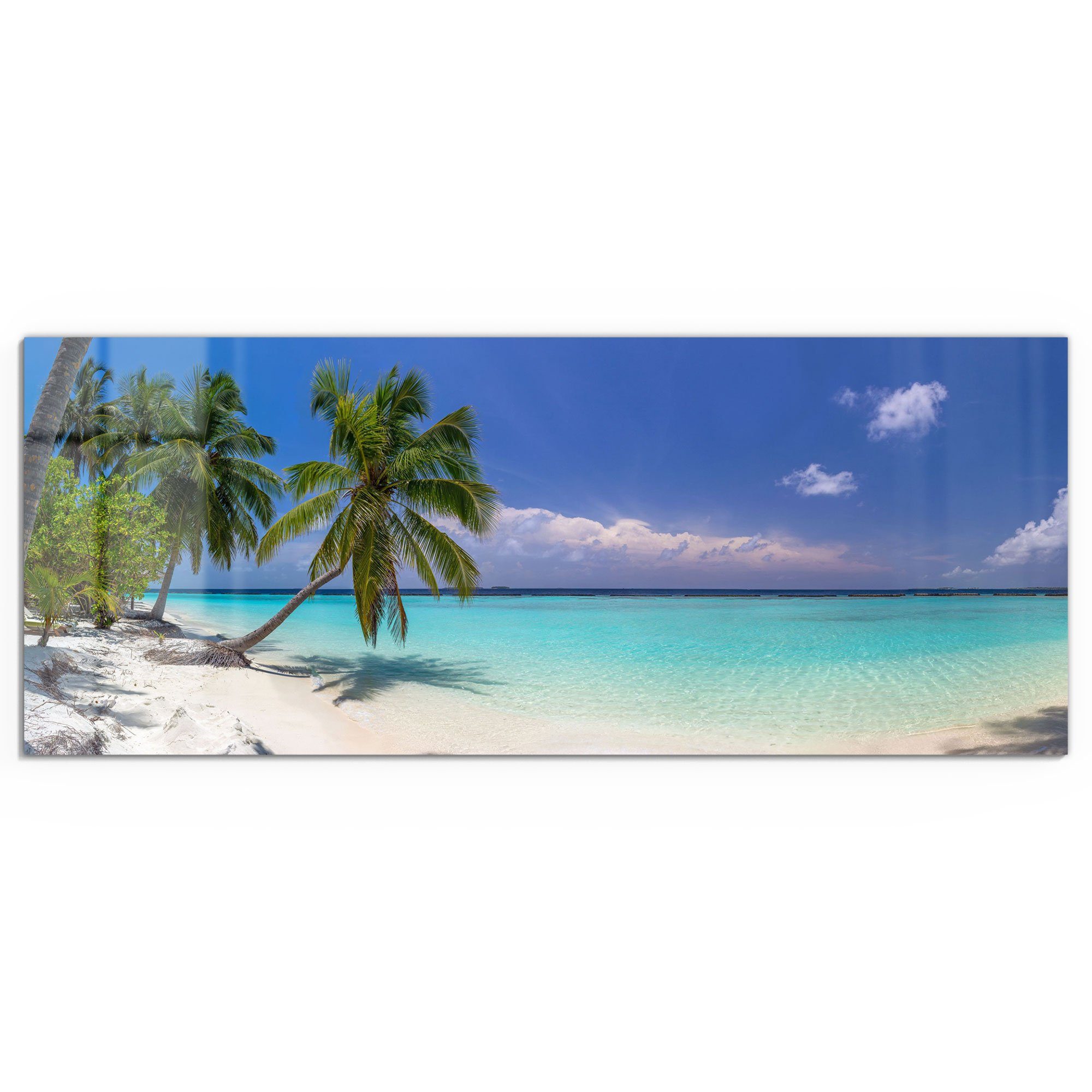 DEQORI Glasbild 'Paradiesischer Strand', 'Paradiesischer Strand', günstig online kaufen