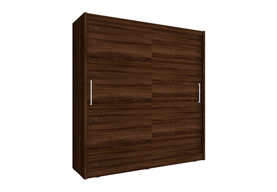 Xlmoebel Kleiderschrank Moderne Holzschiebetüren für elegantes Wohnen (Kleiderschrank WIKI 200cm) Hergestellt in Europa