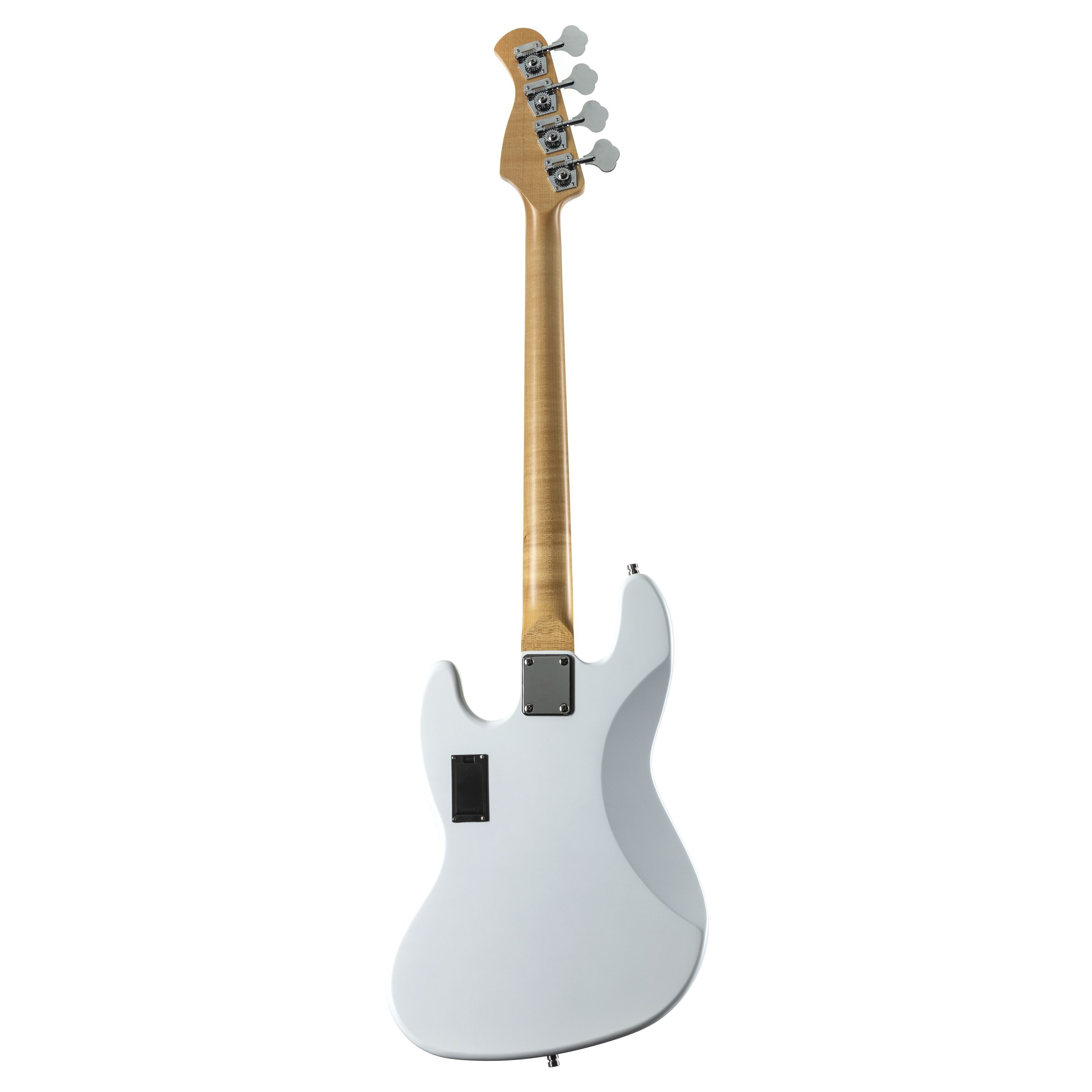 FAME E-Bass, E-Bässe, 4-Saiter E-Bässe, Custom JB 4 White - E-Bass