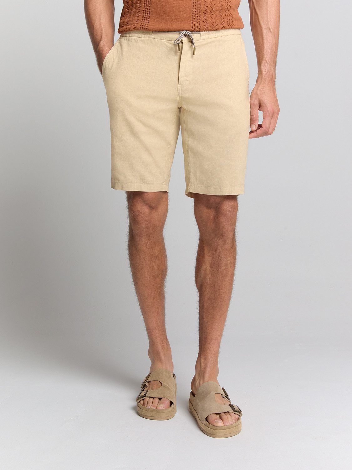 NO EXCESS Shorts No Excess Leinen-Shorts