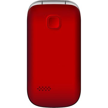 Beafon SL590 - Seniorenhandy - red silver Seniorenhandy (2,4 Zoll, 16 GB Speicherplatz, 3 MP Kamera)
