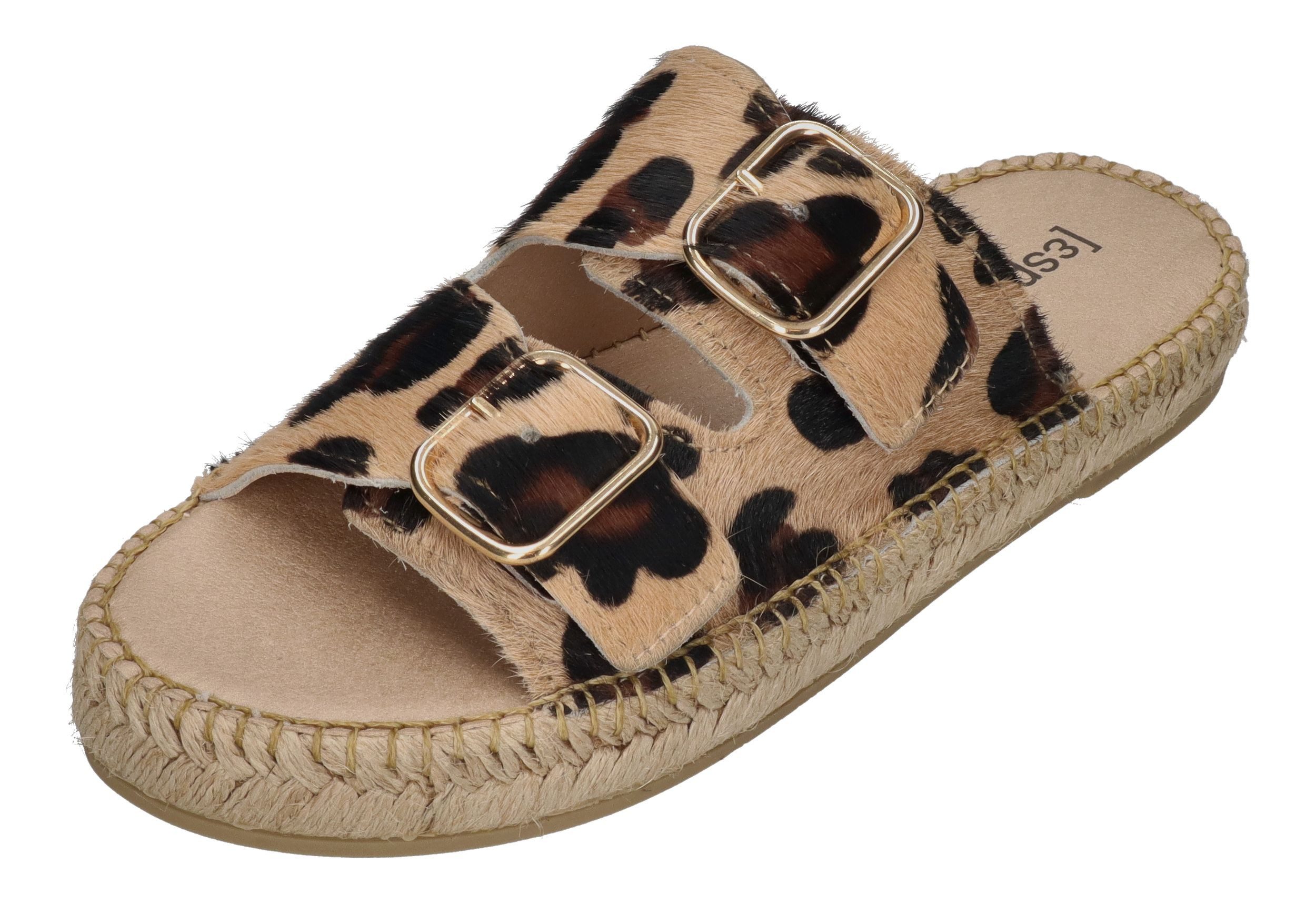 espadrij l´originale CLAQUETTE LEO Pantolette Leopard günstig online kaufen