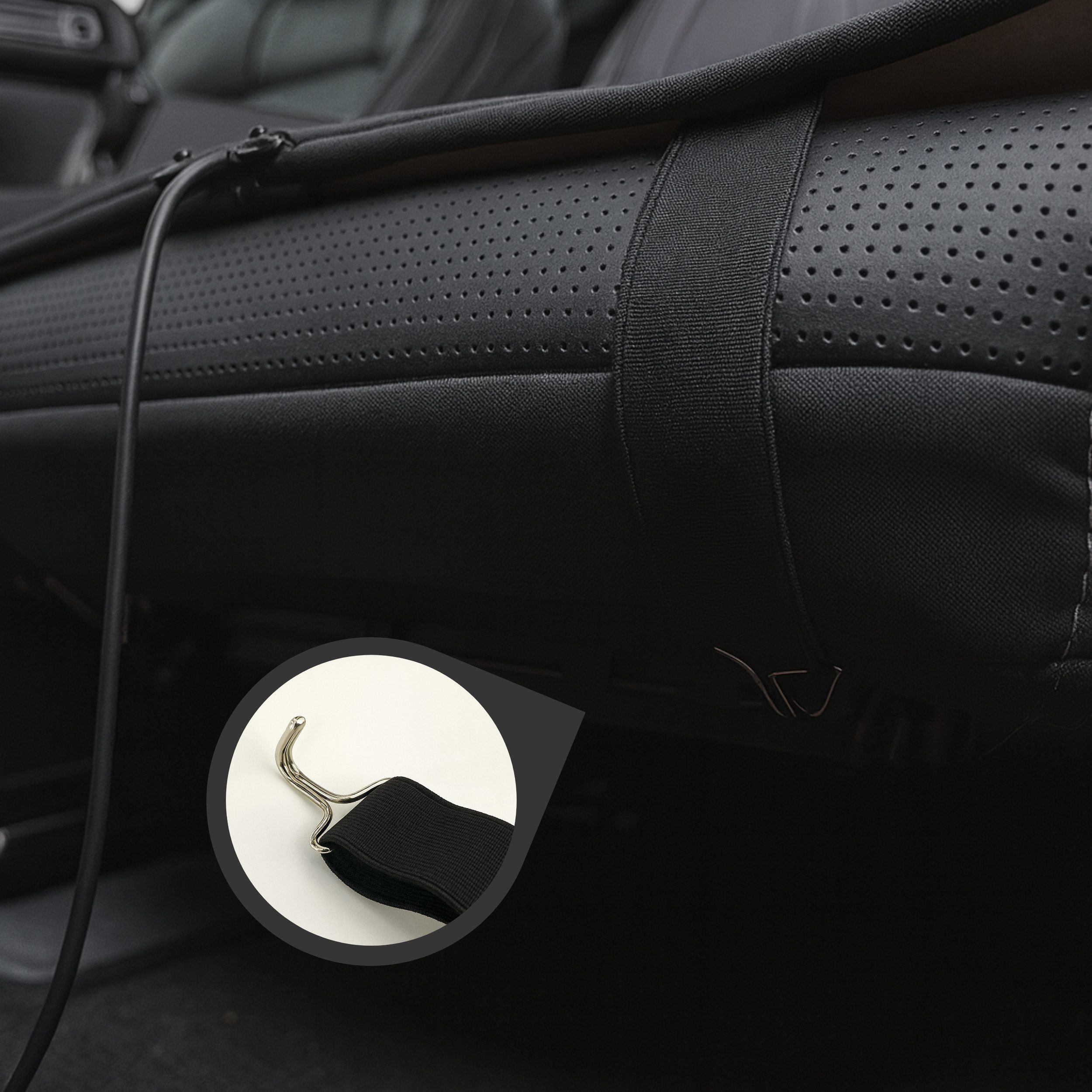 S&T Design Car Seat Cover with Heated Seats, Car Seat Heating Pad, Car Accessories, Fast Heating Function in 30 Seconds, 1-Piece, Car Gadgets, Heated Seat Cover for Trucks, Cars, and Caravans