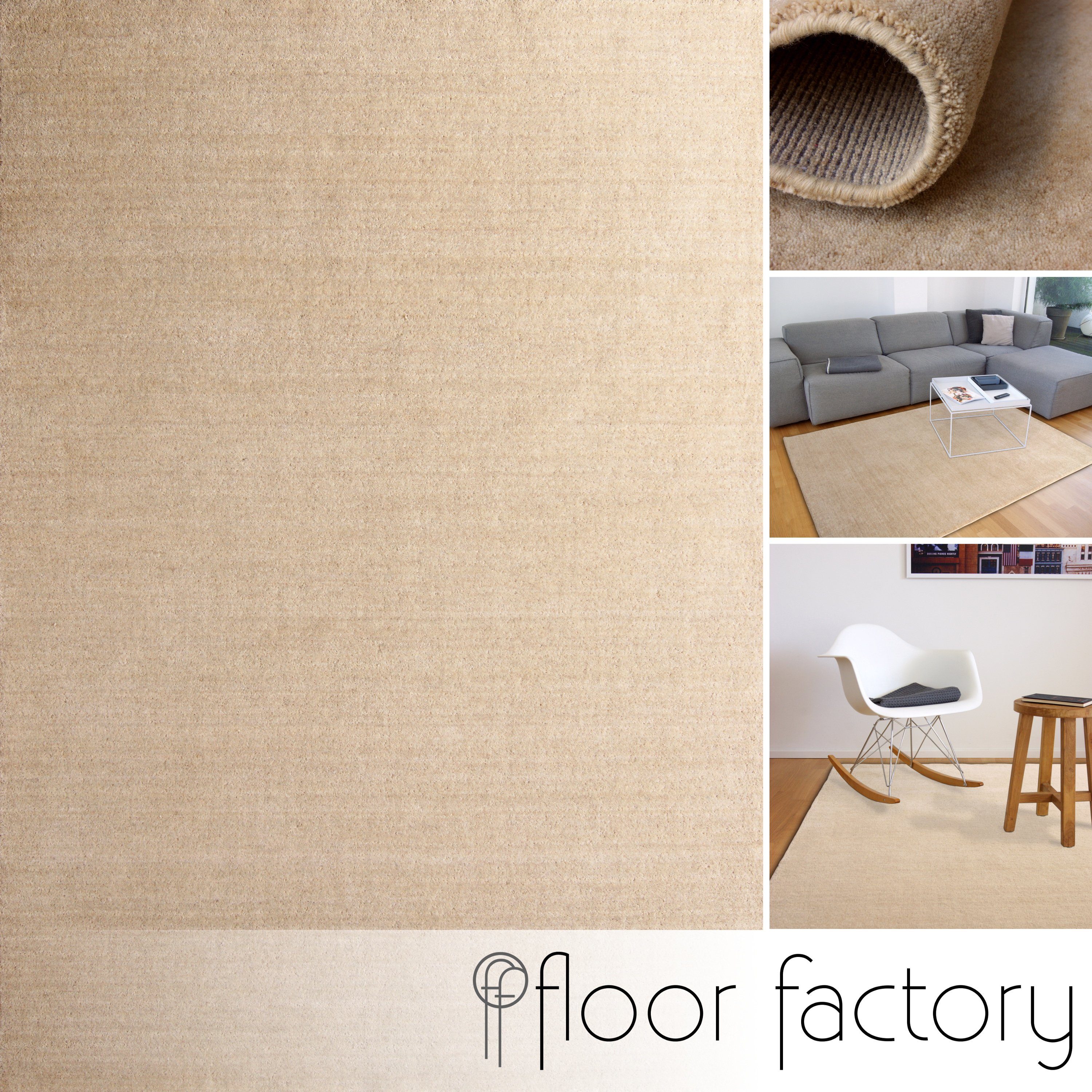 floor factory Wollteppich Gabbeh Teppich Karma, günstig online kaufen