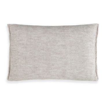 Knit Factory Dekokissen Uni Kissen 60x40 cm Beige, Dekokissen Couch kissen Sofa Kissen