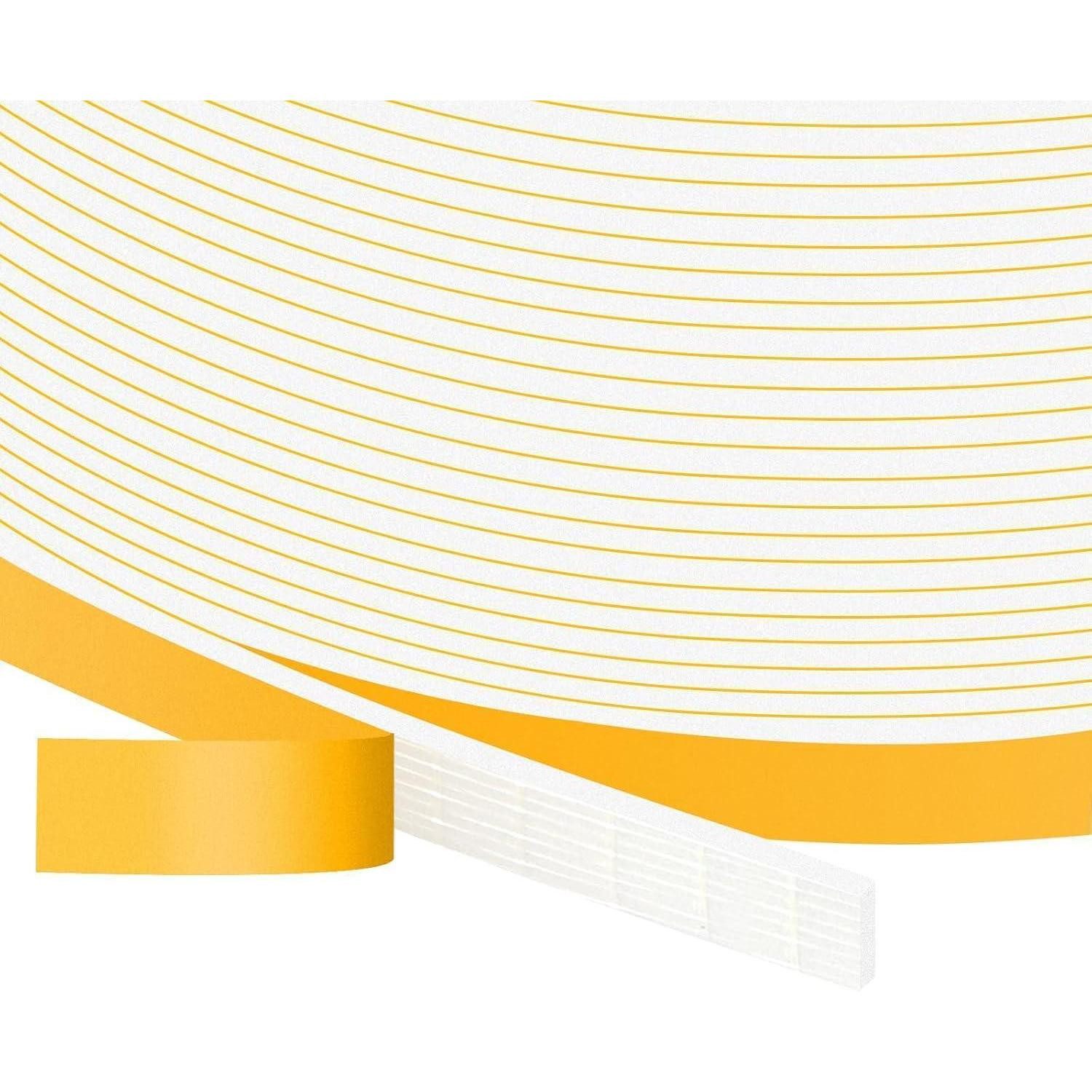 LuxusKollektion Türdichtband Dichtungsband Fenster 6x1,5mm 10m