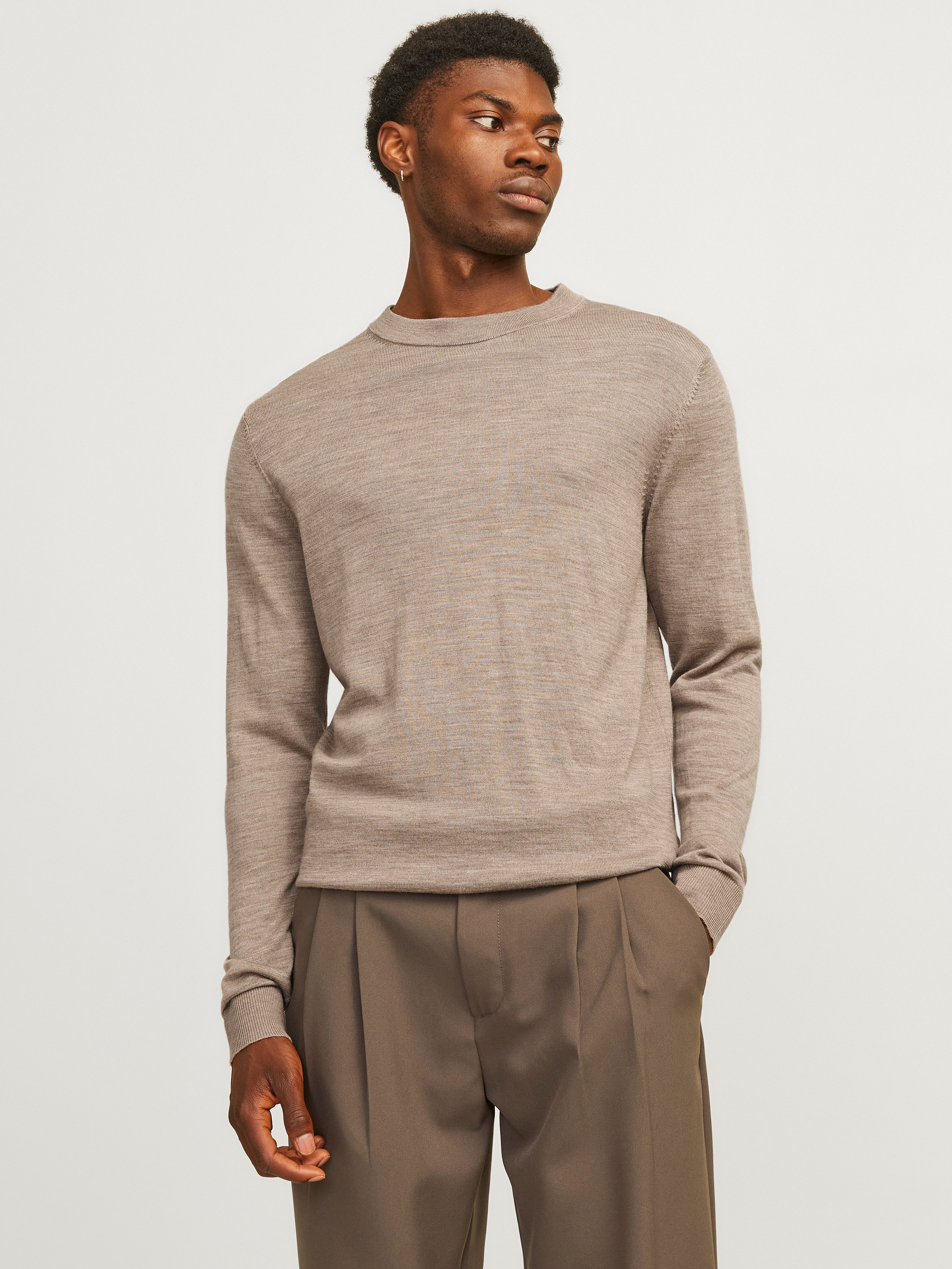 Jack & Jones Rundhalspullover JPRBLAMARK MERINO günstig online kaufen